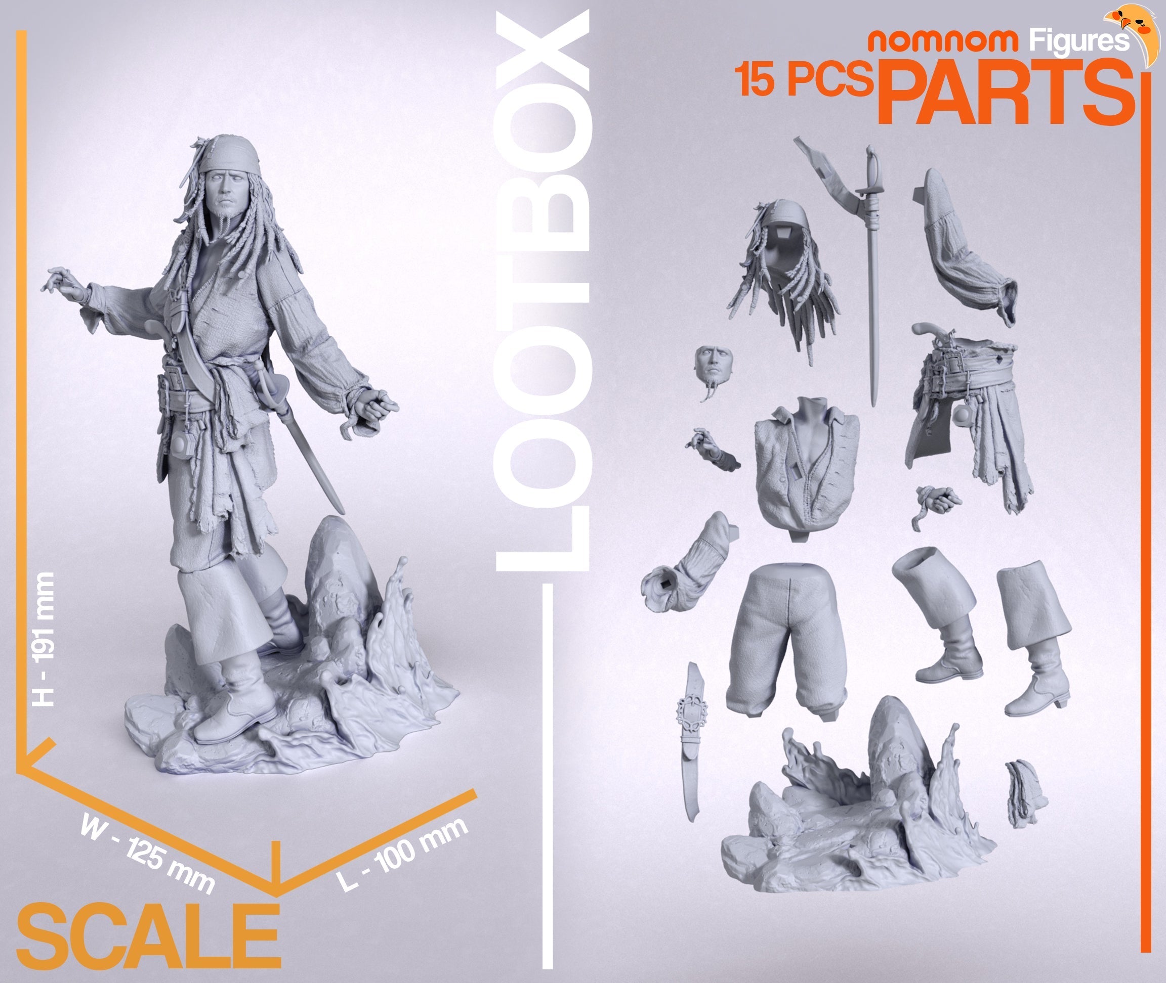 The Gentleman Pirate Statue
