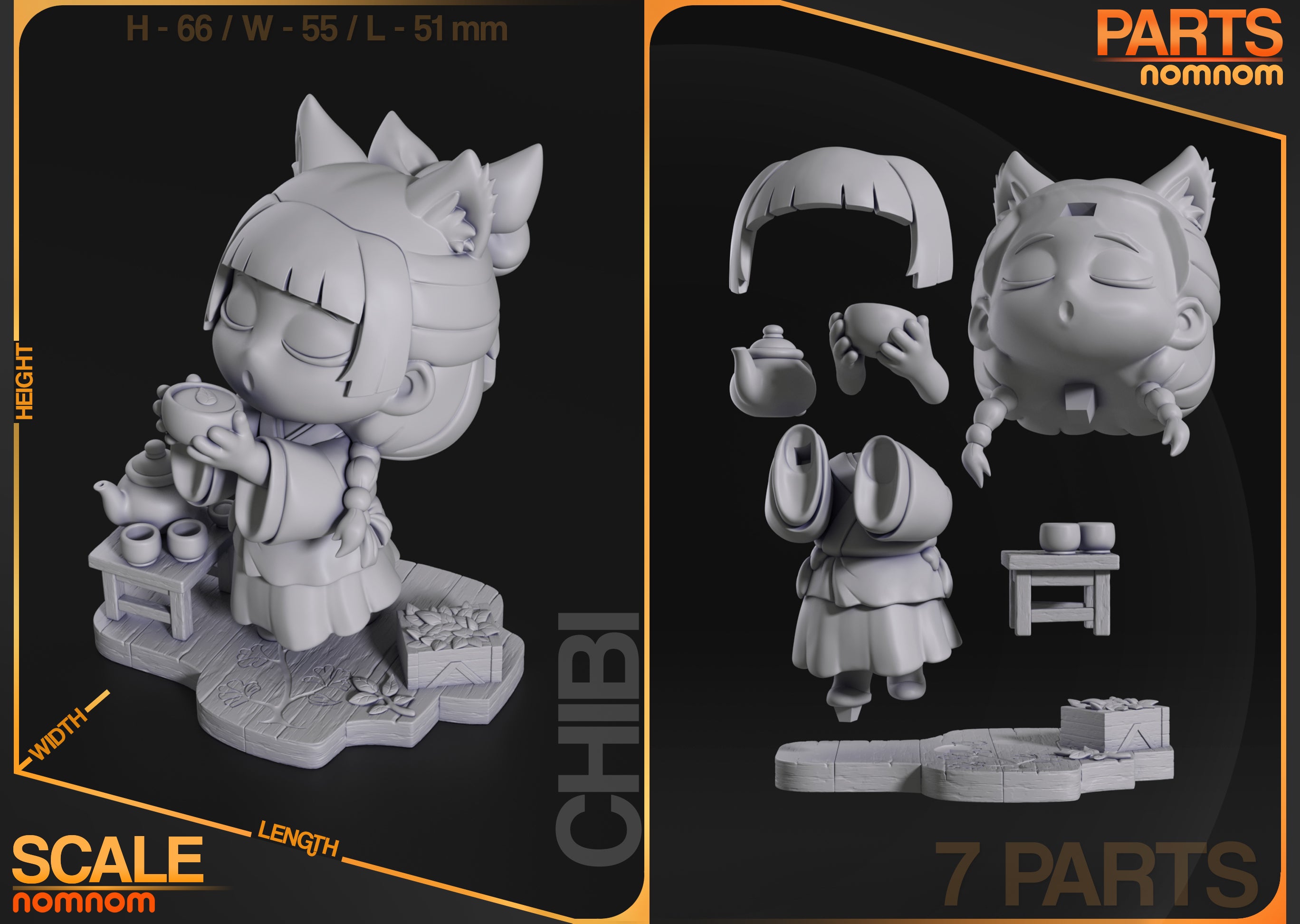 The Tiny Apothecary | Maximum Detailed 12K 3D printed figure