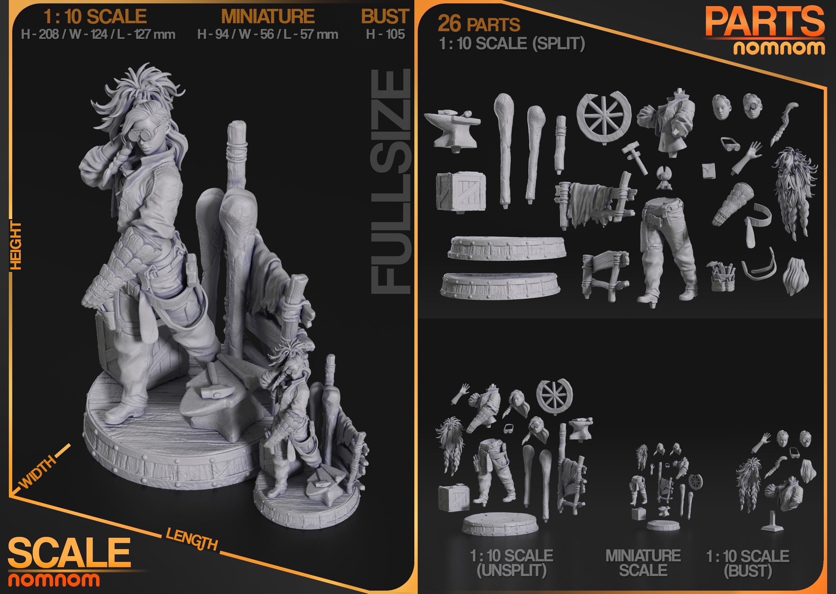 The Forge Master | Maximum Detailed 12K 3D printed figure