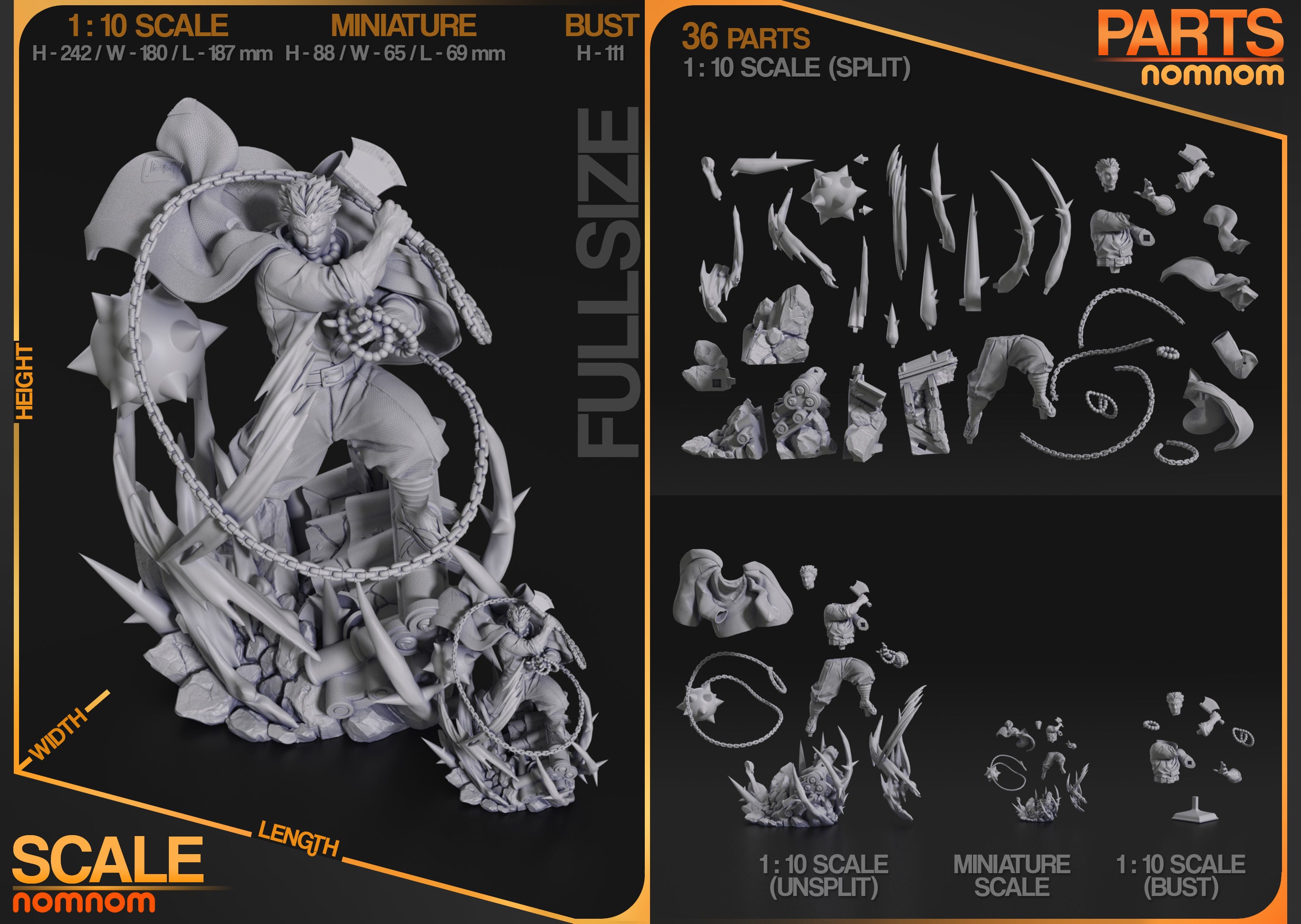 The Power and Faith | Maximum Detailed 12K 3D printed figure