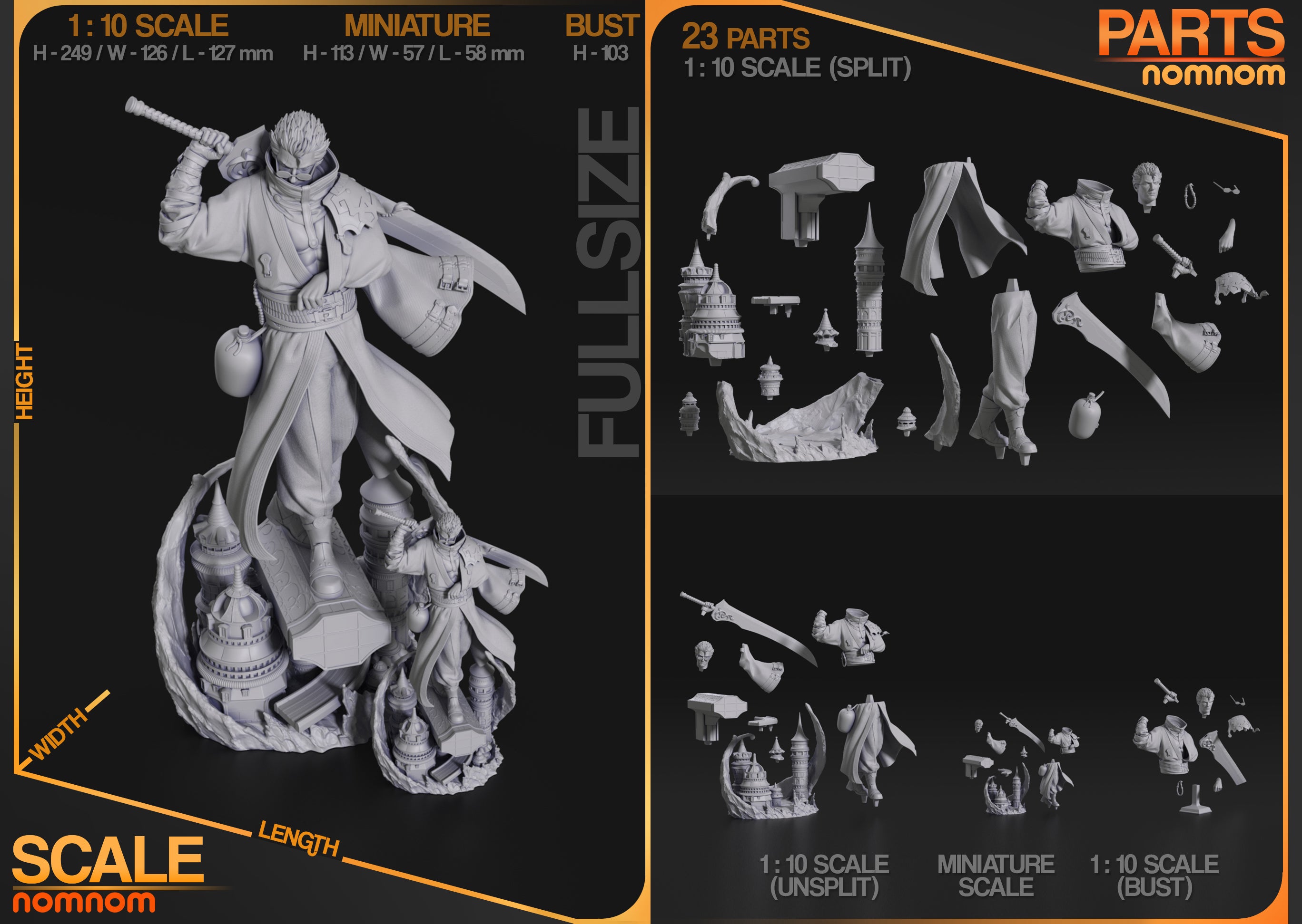 Legendary Guardian of Spira Statue