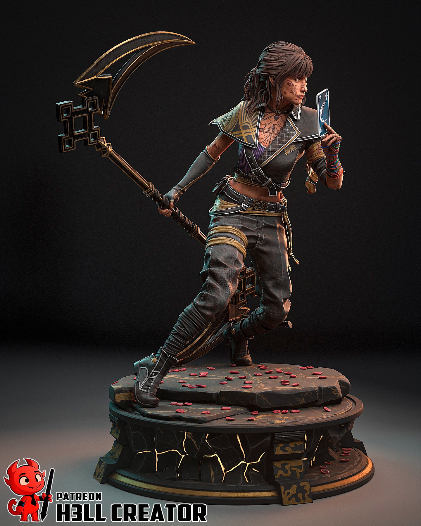 The Moon's Whisper | Maximum Detailed 12K 3D printed figure