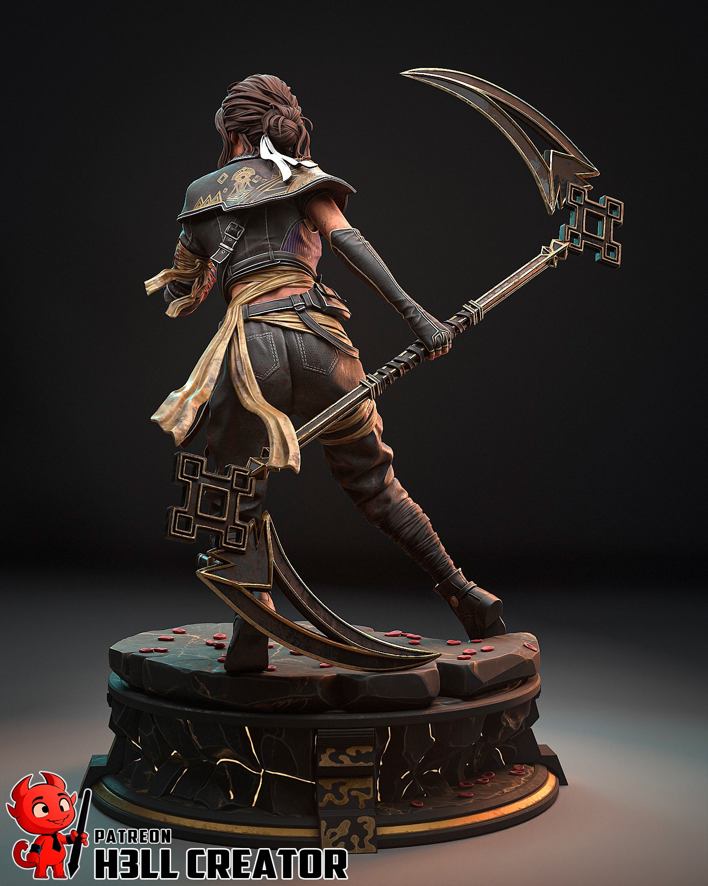 The Moon's Whisper | Maximum Detailed 12K 3D printed figure