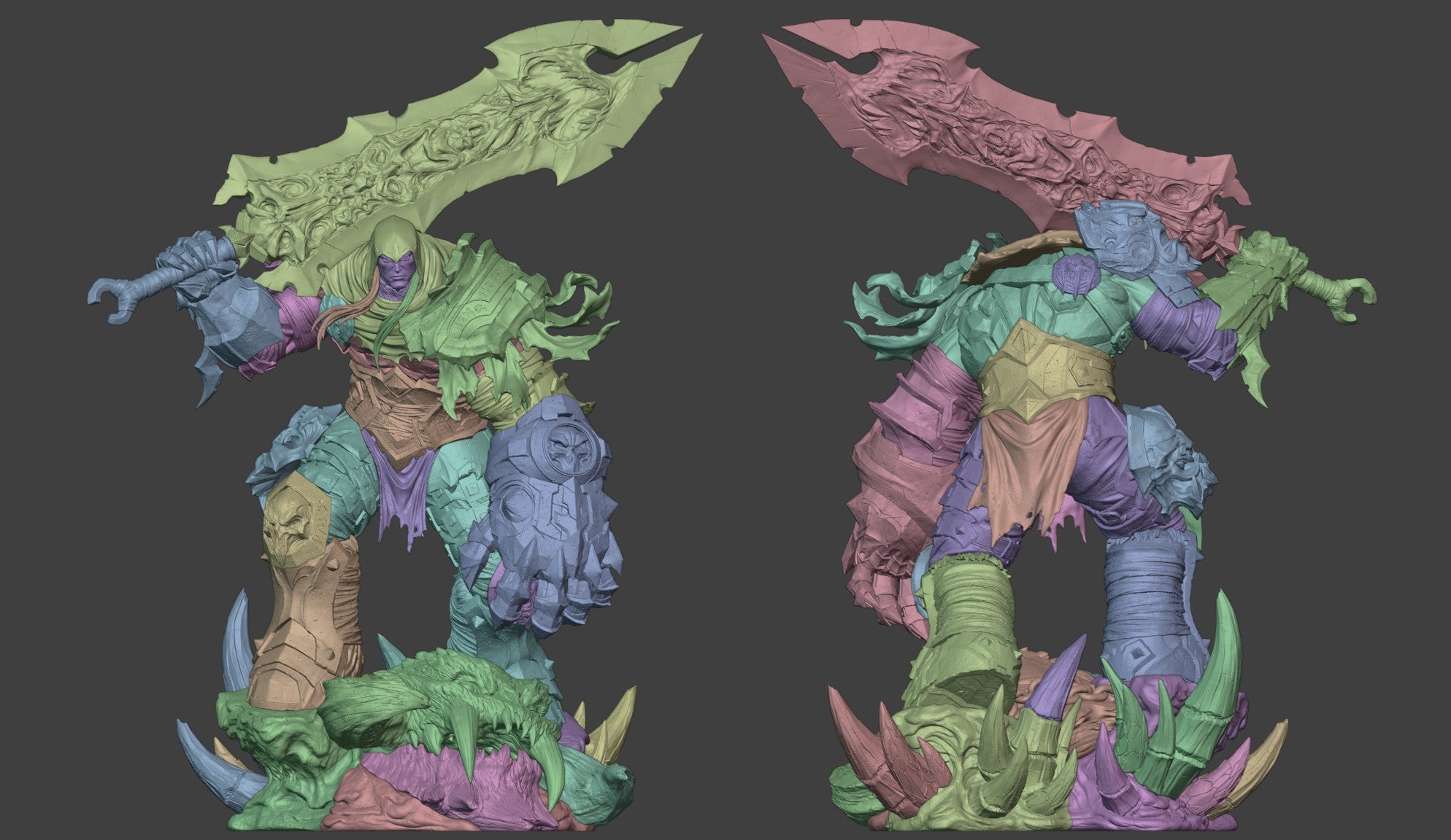 War of the Horsemen | Maximum Detailed 12K 3D printed figure