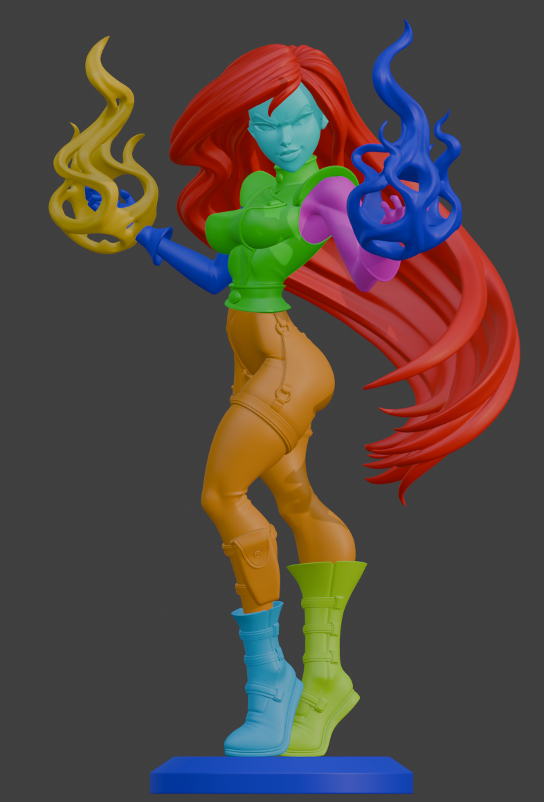 The Emerald Menace | Maximum Detailed 12K 3D printed figure