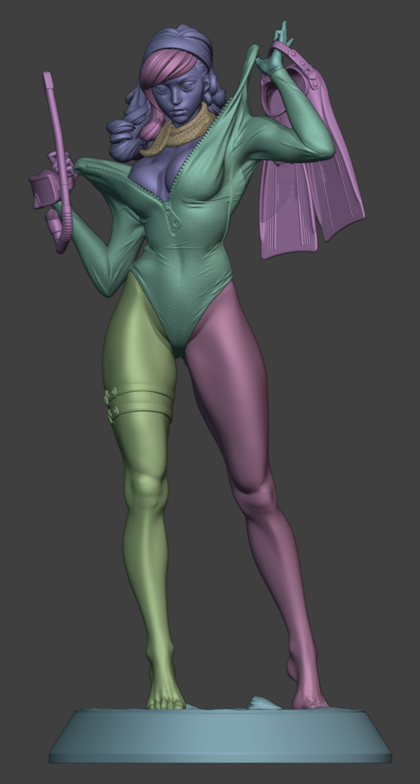 The Sleuth of the Sea | Maximum Detailed 12K 3D printed figure