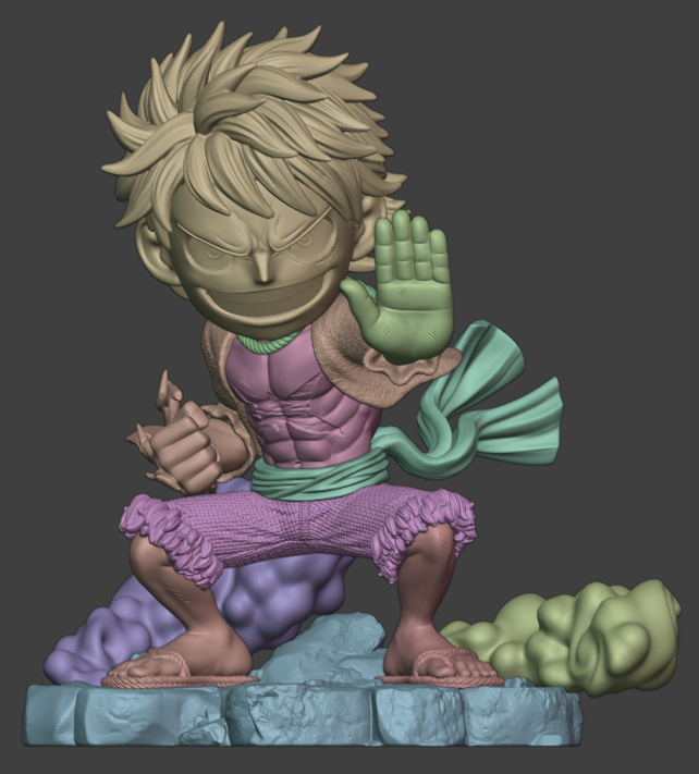 Tiny Pirate King | Maximum Detailed 12K 3D printed figure