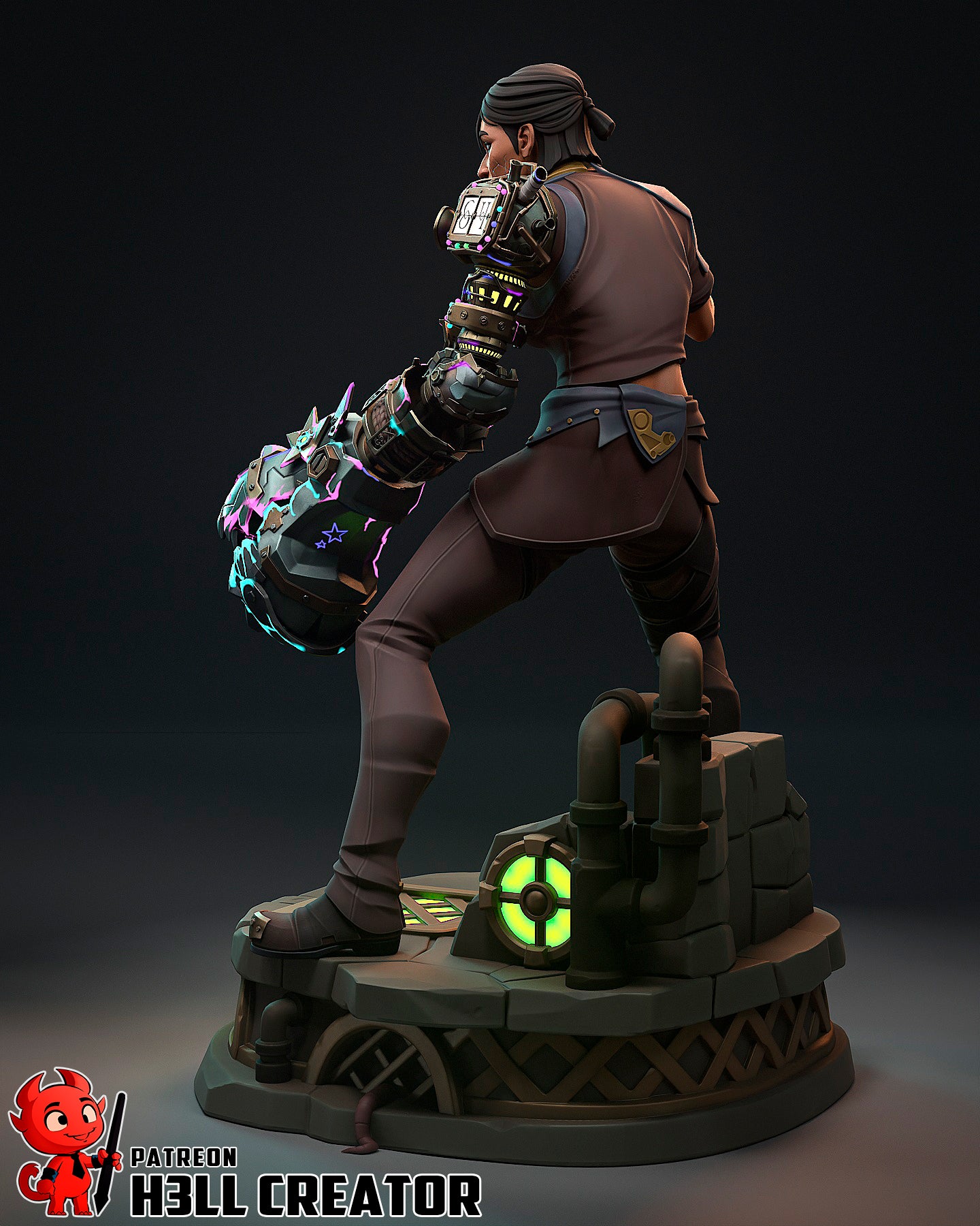 The Shimmer Fist | Maximum Detailed 12K 3D printed figure