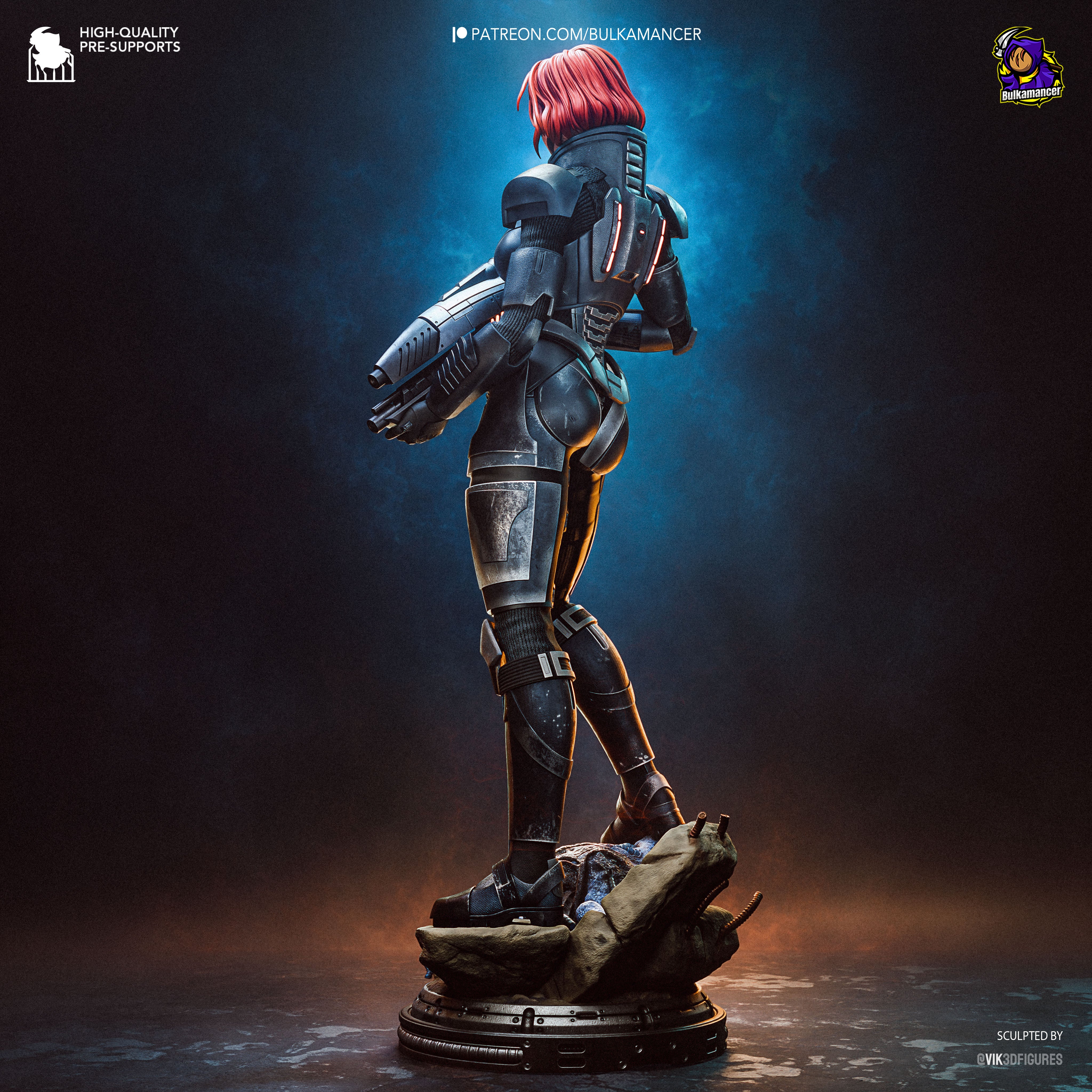 Commander Shepard Statue