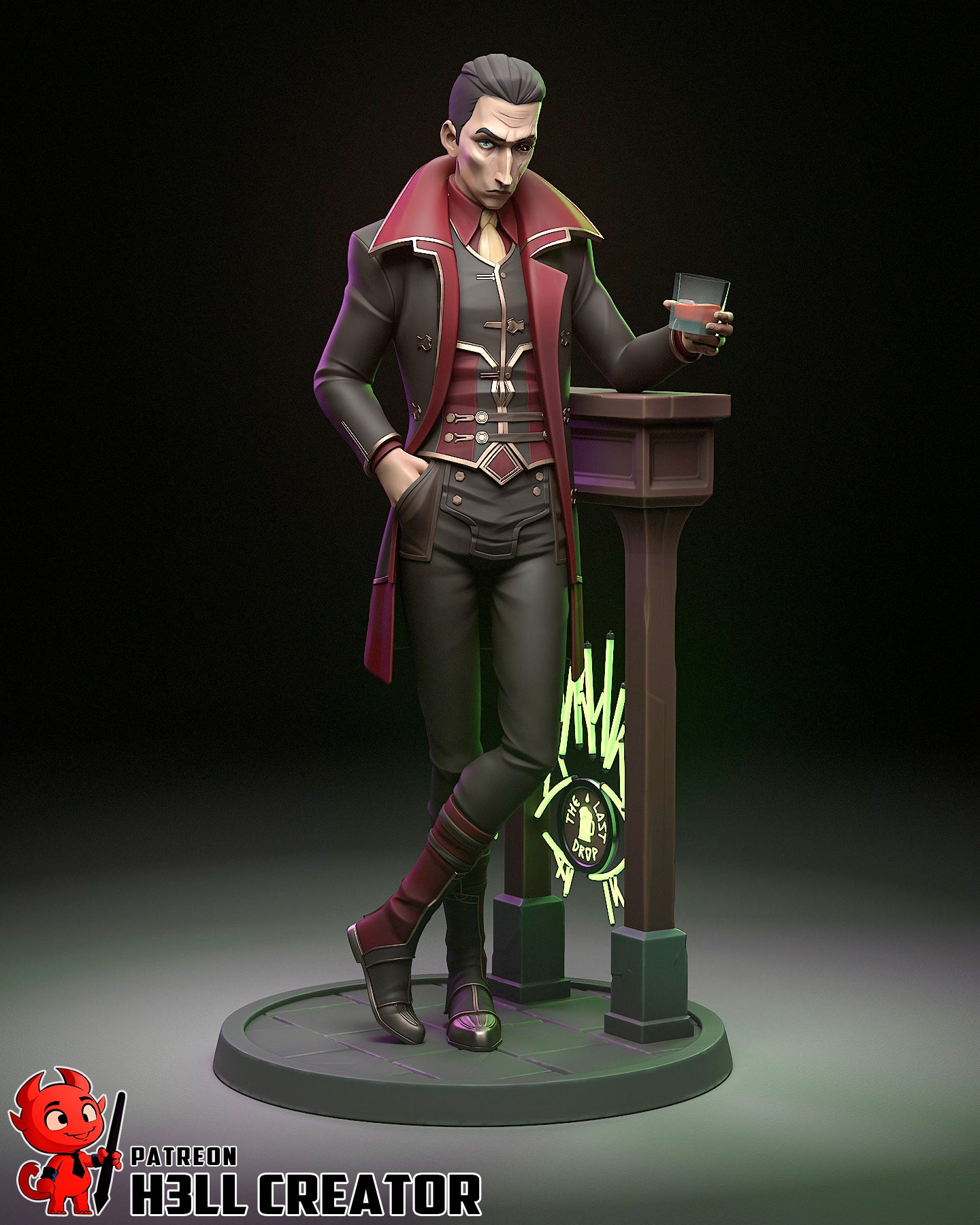 The Undercity King | Maximum Detailed 12K 3D printed figure