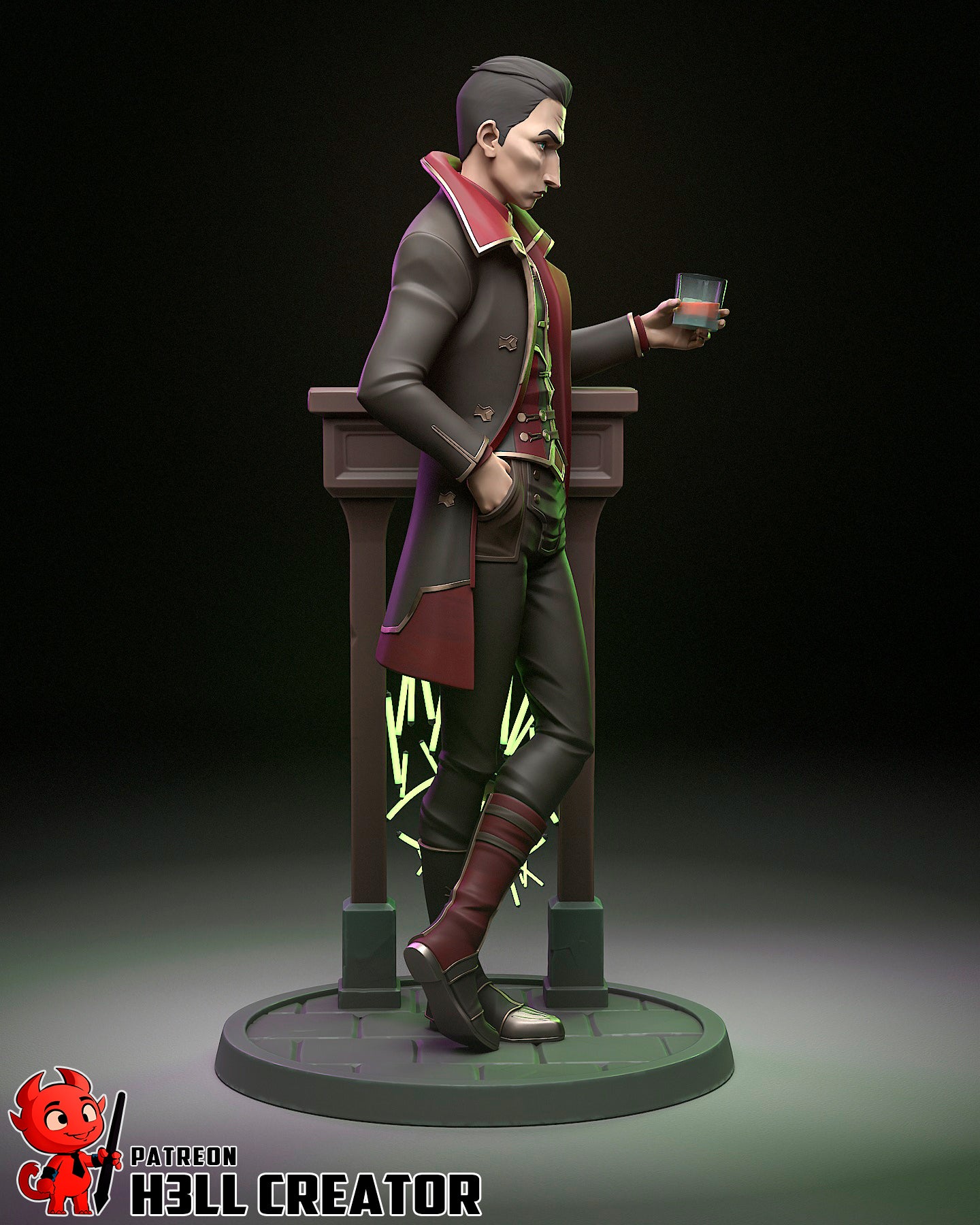 The Undercity King | Maximum Detailed 12K 3D printed figure