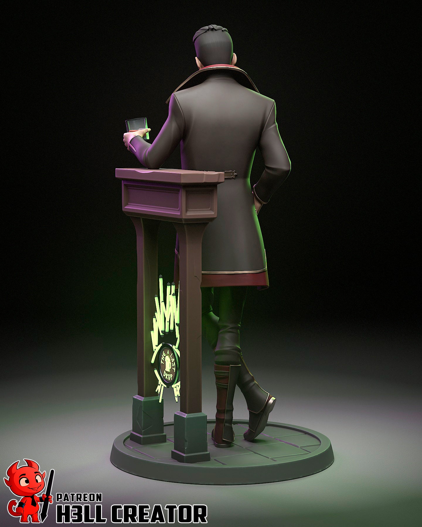 The Undercity King | Maximum Detailed 12K 3D printed figure
