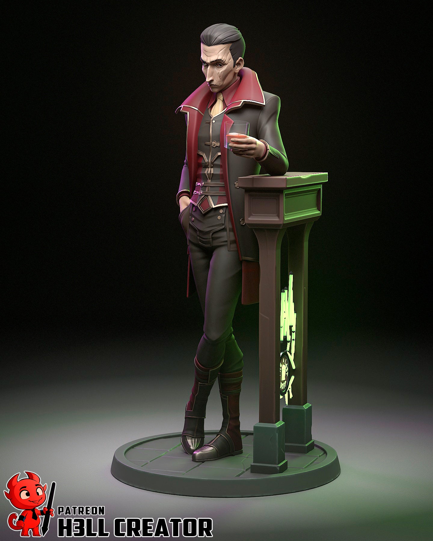 The Undercity King | Maximum Detailed 12K 3D printed figure