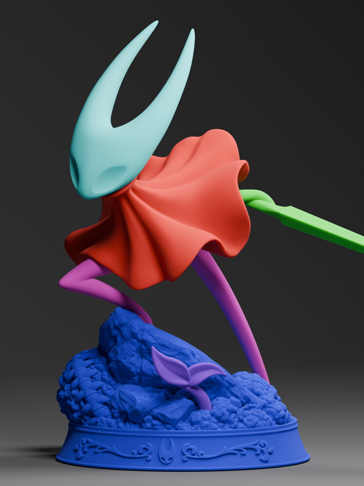 The Needle Knight | Maximum Detailed 12K 3D printed figure