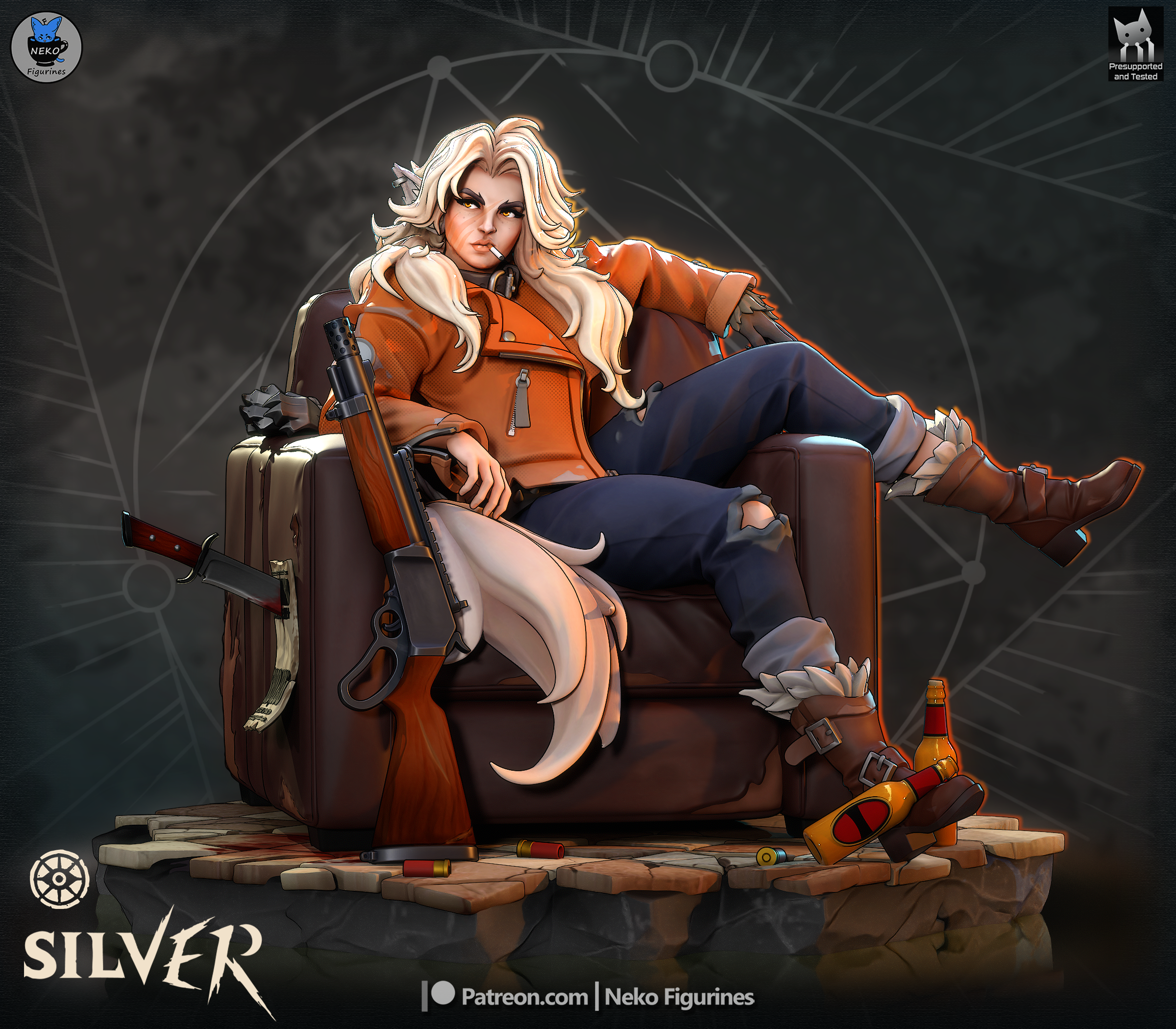 The Bounty Wolf Statue