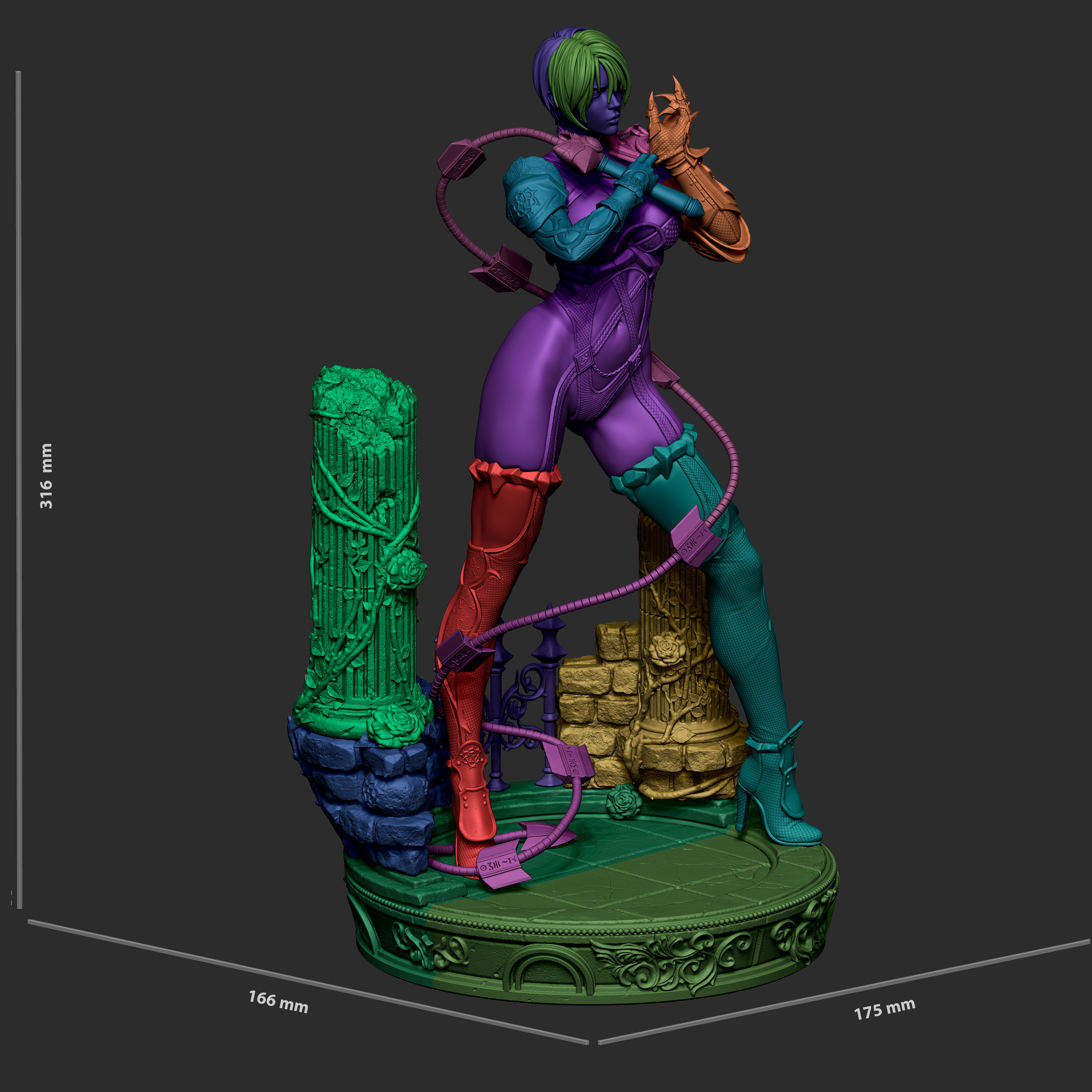 Ivy Valentine Statue