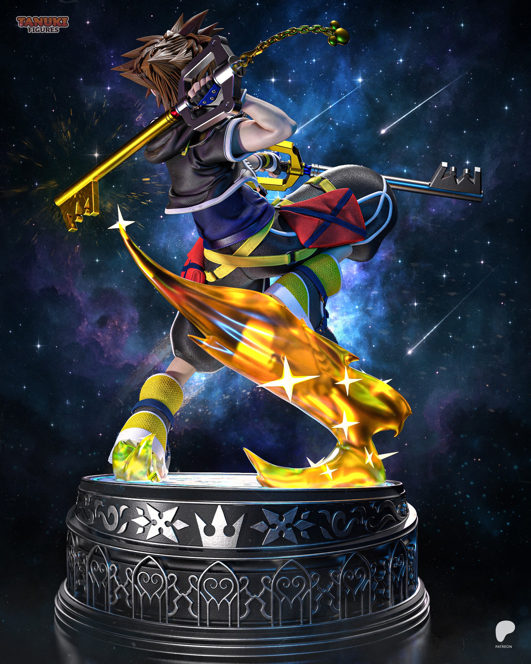 The Keyblade Wielder | Maximum Detailed 12K 3D printed figure