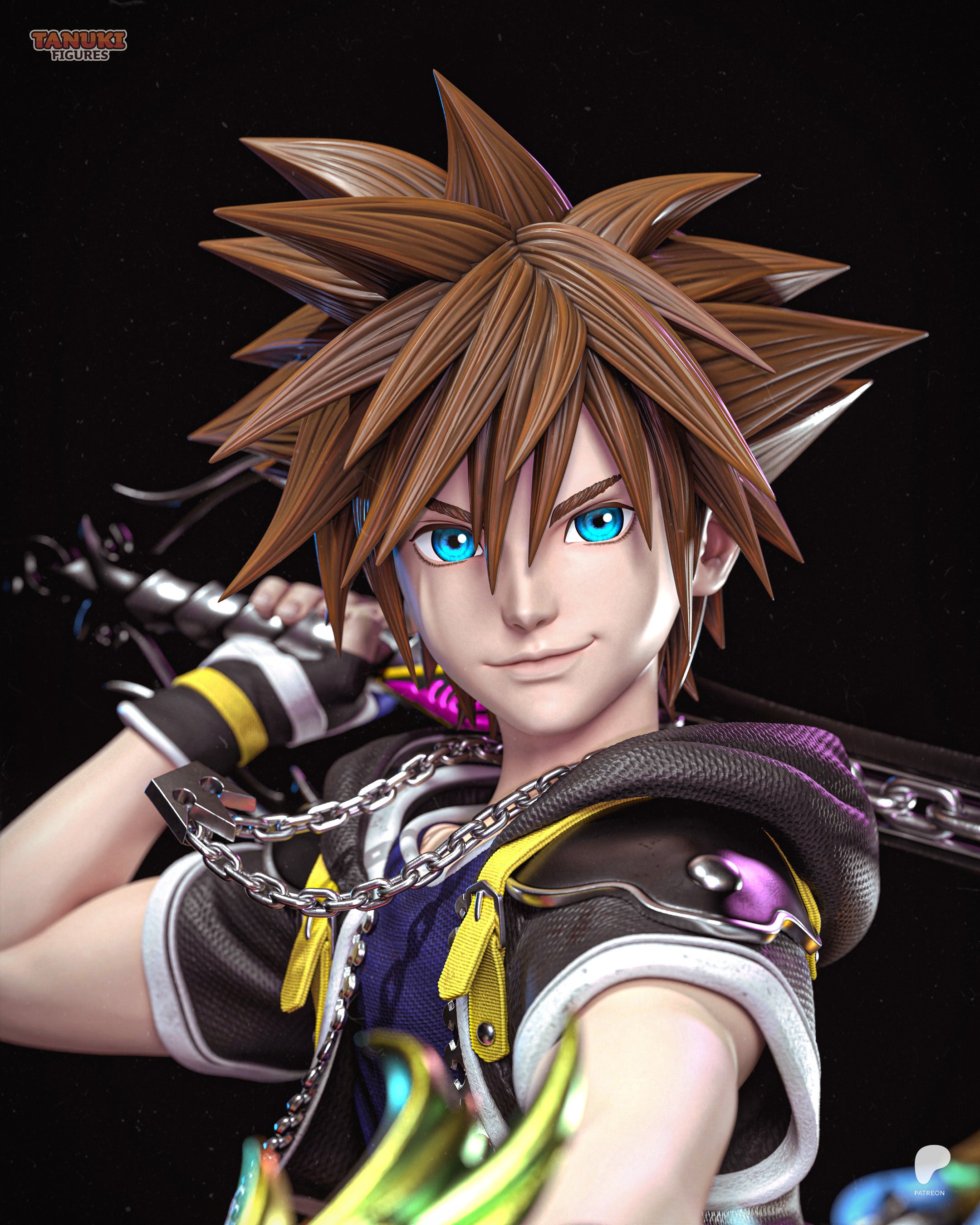 The Keyblade Wielder | Maximum Detailed 12K 3D printed figure