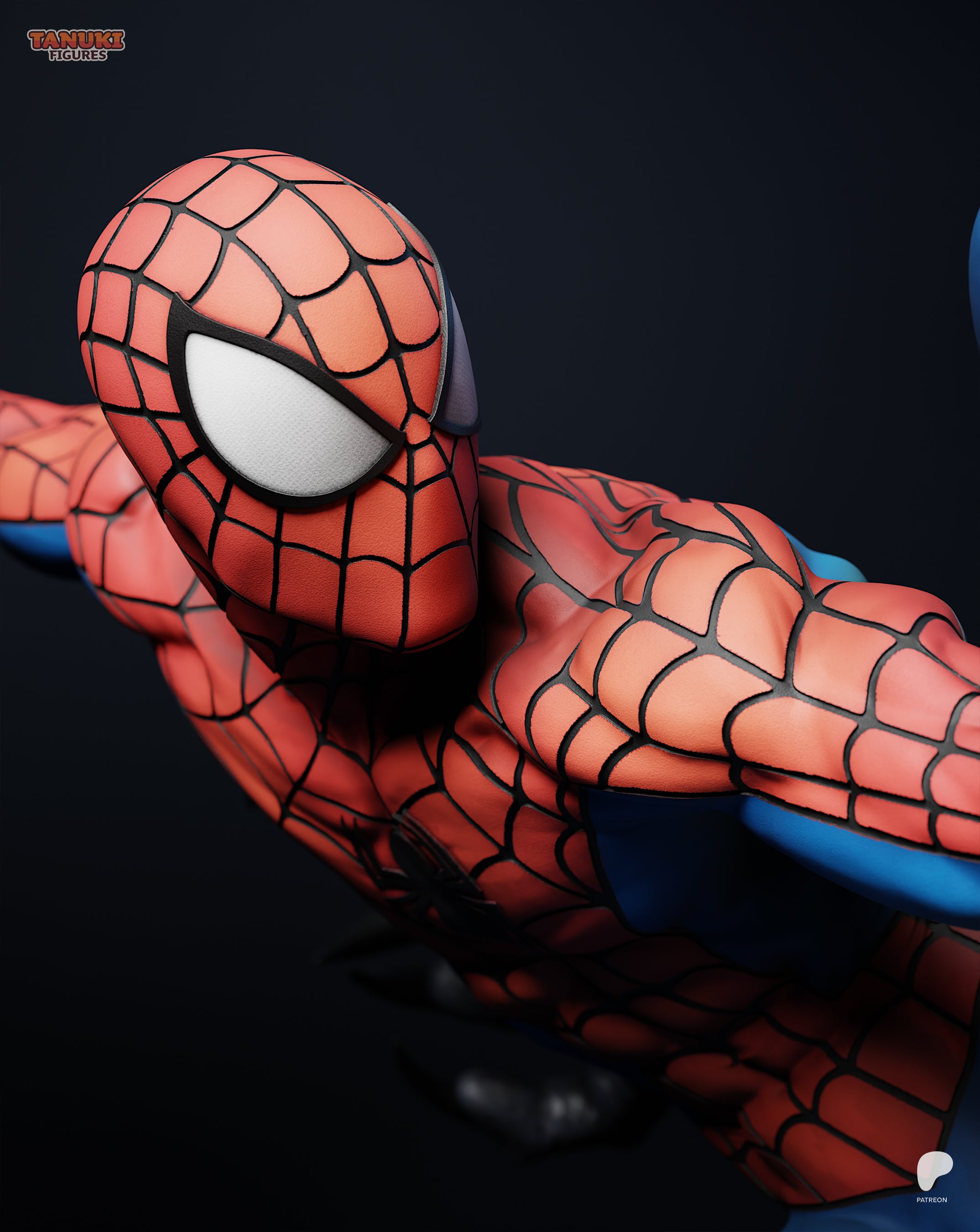 Webs and Shadows | Maximum Detailed 12K 3D printed figure