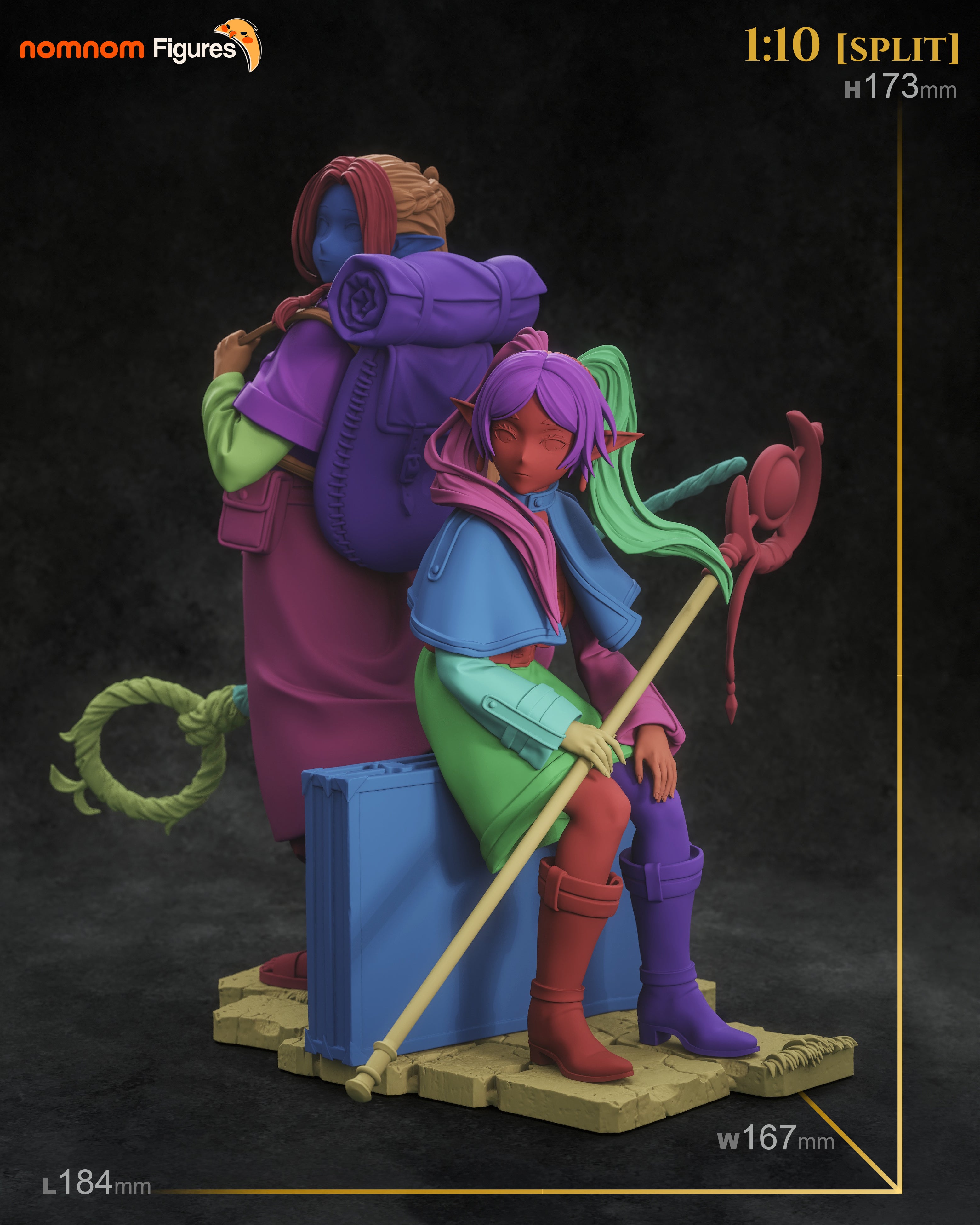 Marcille x Frieren Statue