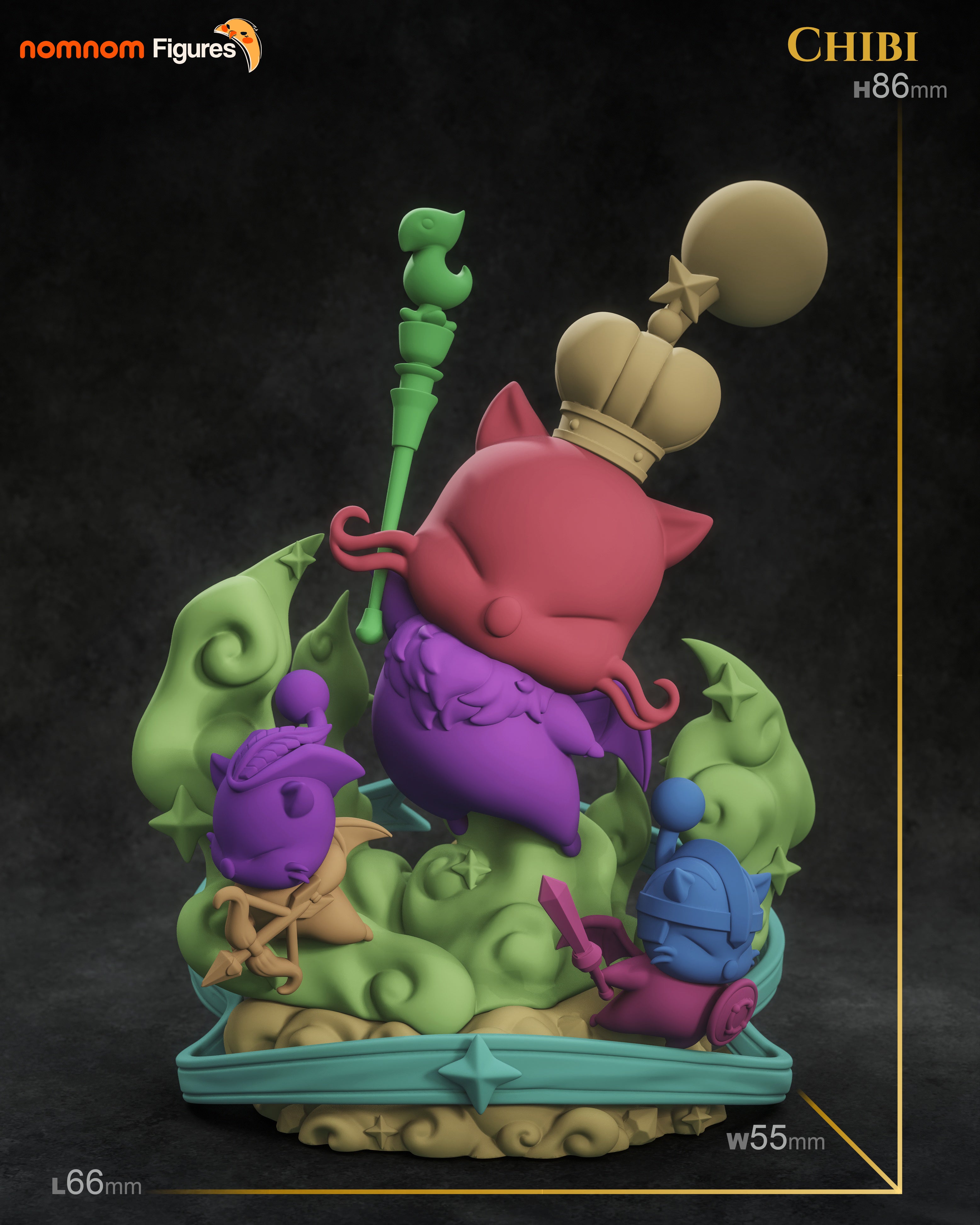 Chibi Moogle King Figure