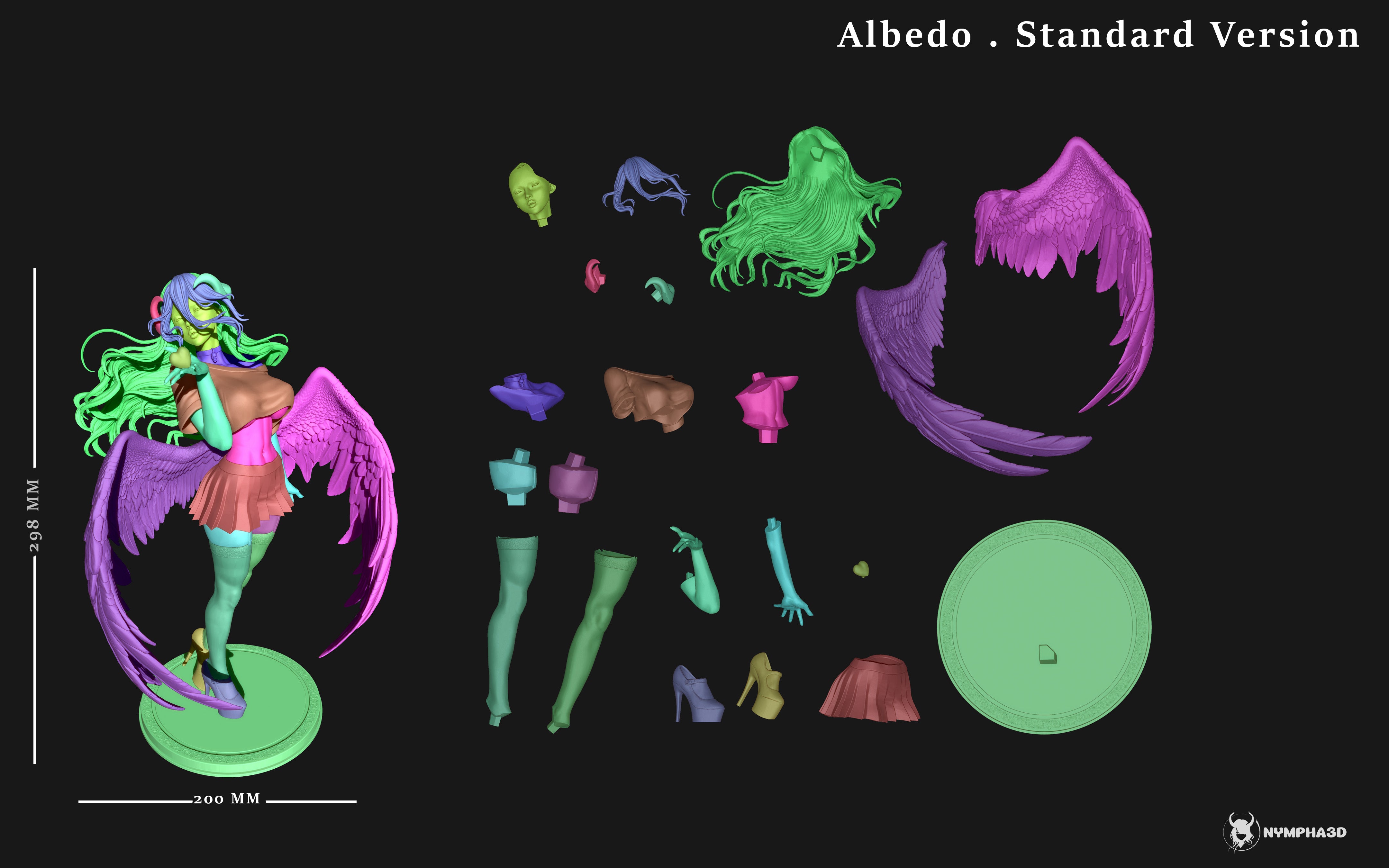 Cozy Albedo Statue