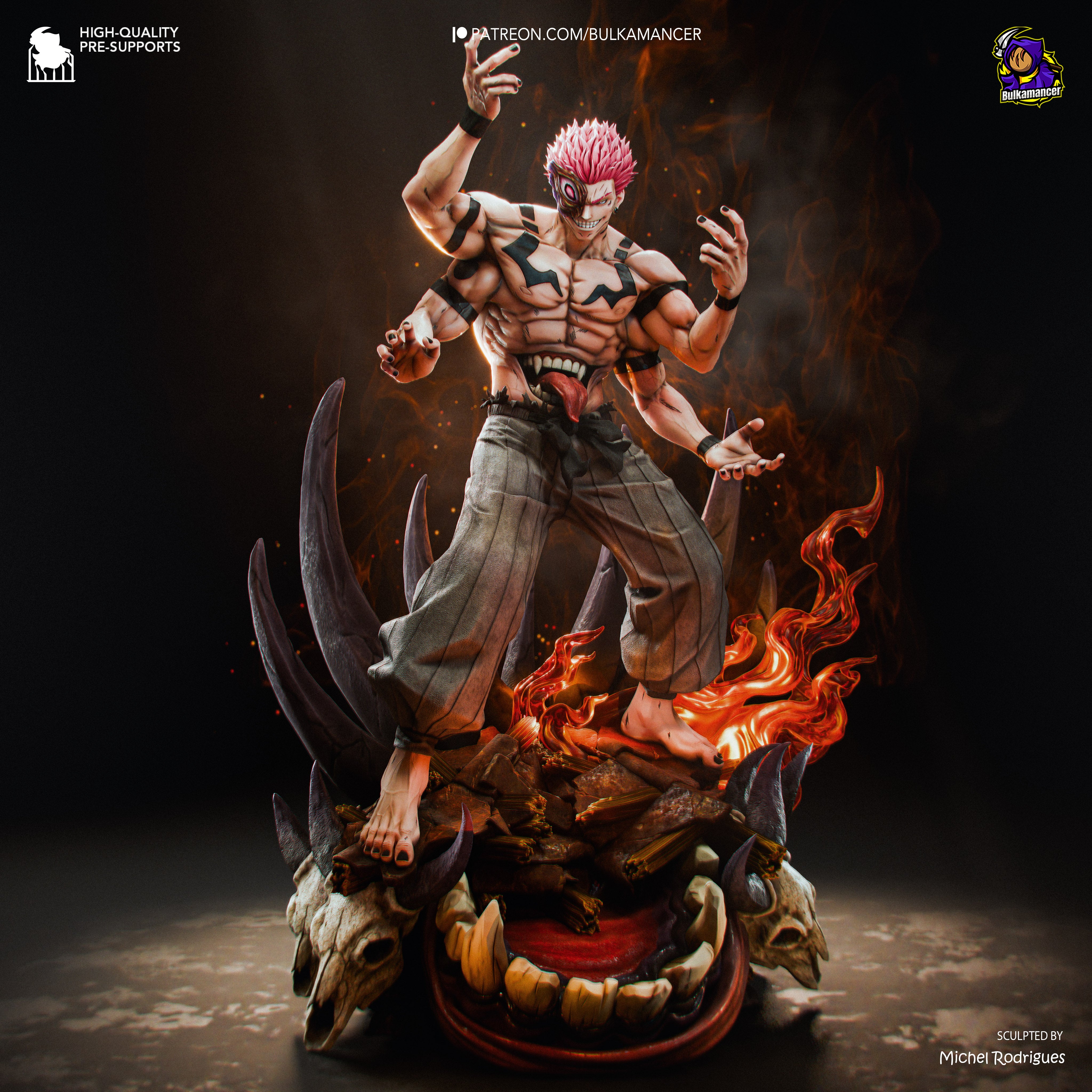 King of Curses Statue