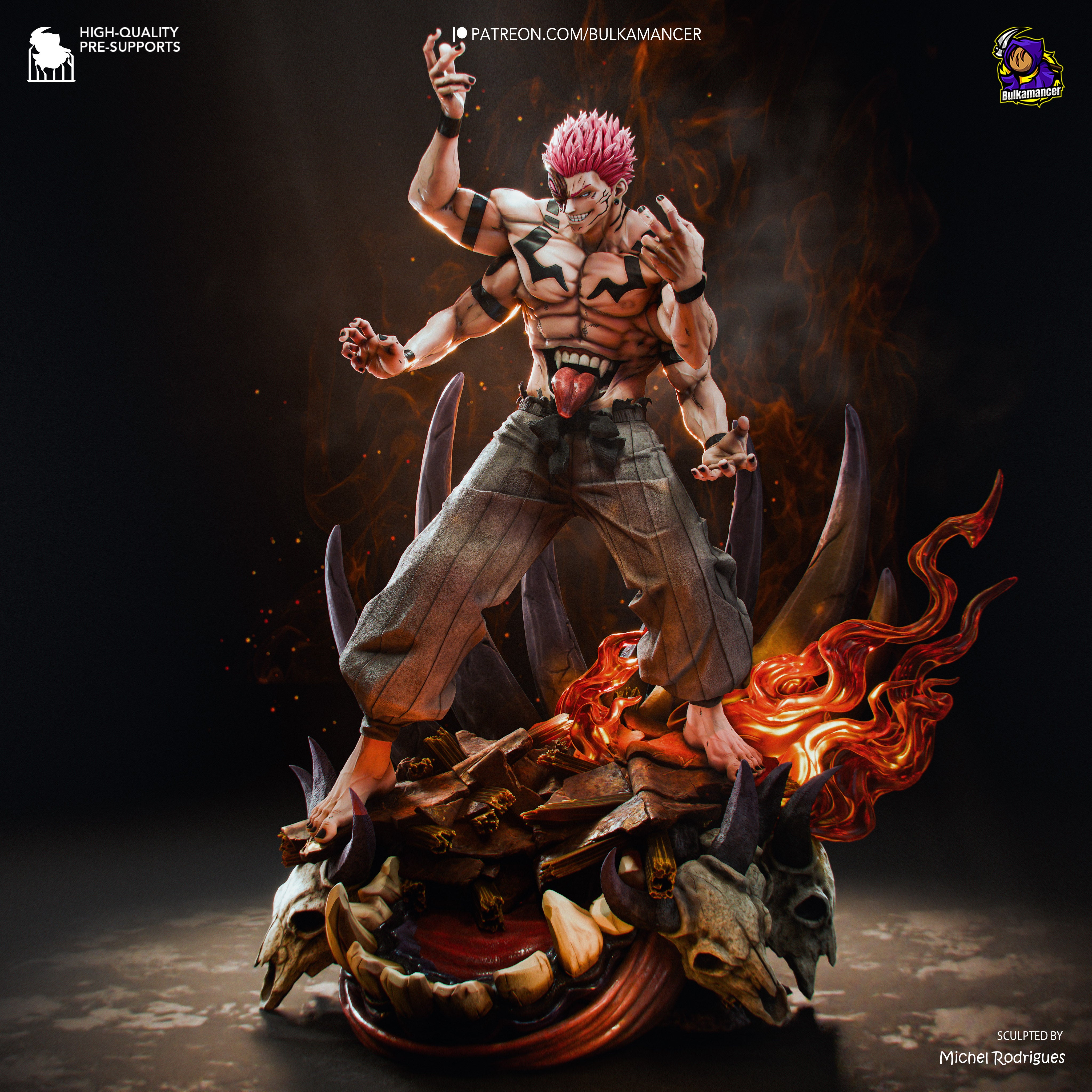 King of Curses Statue