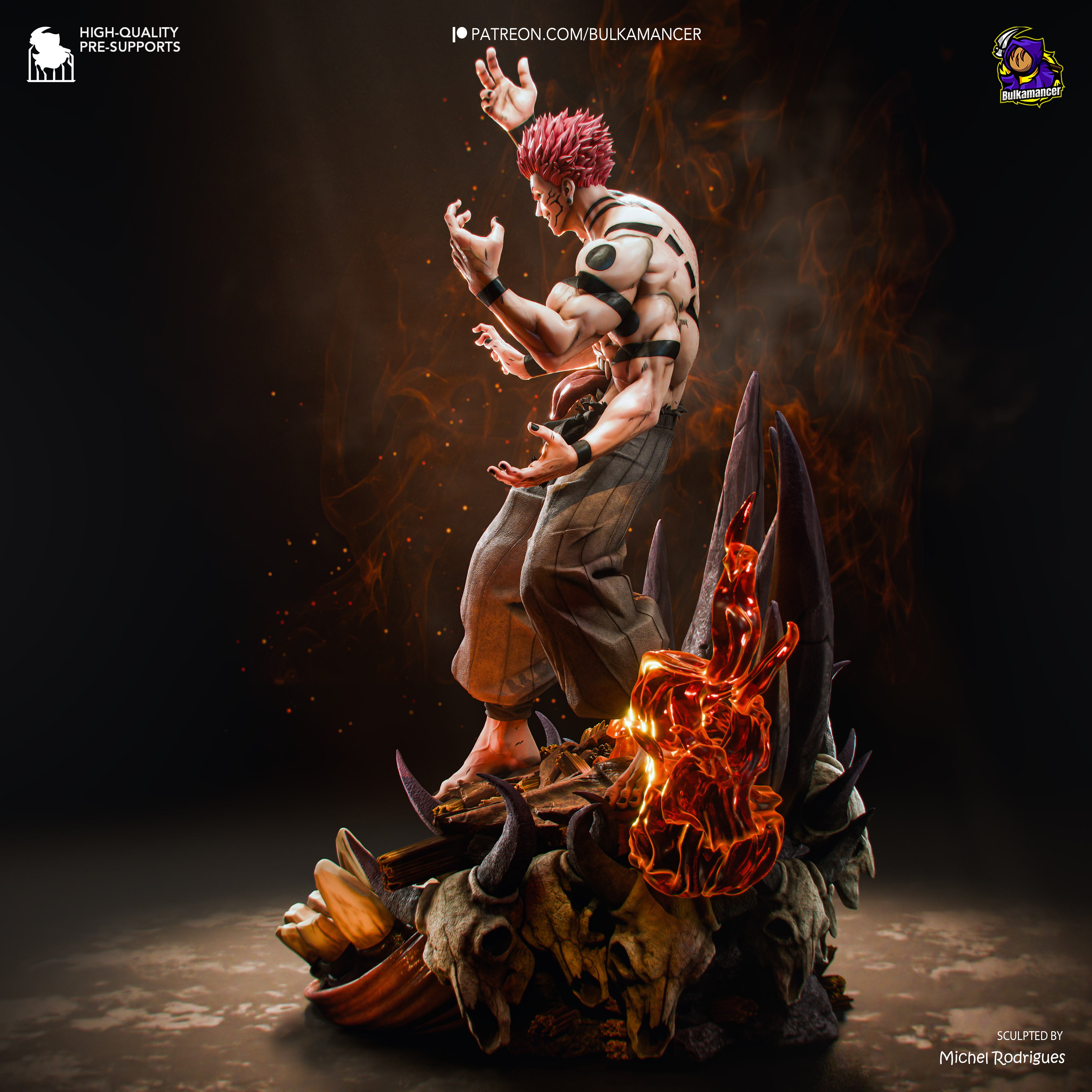 King of Curses Statue