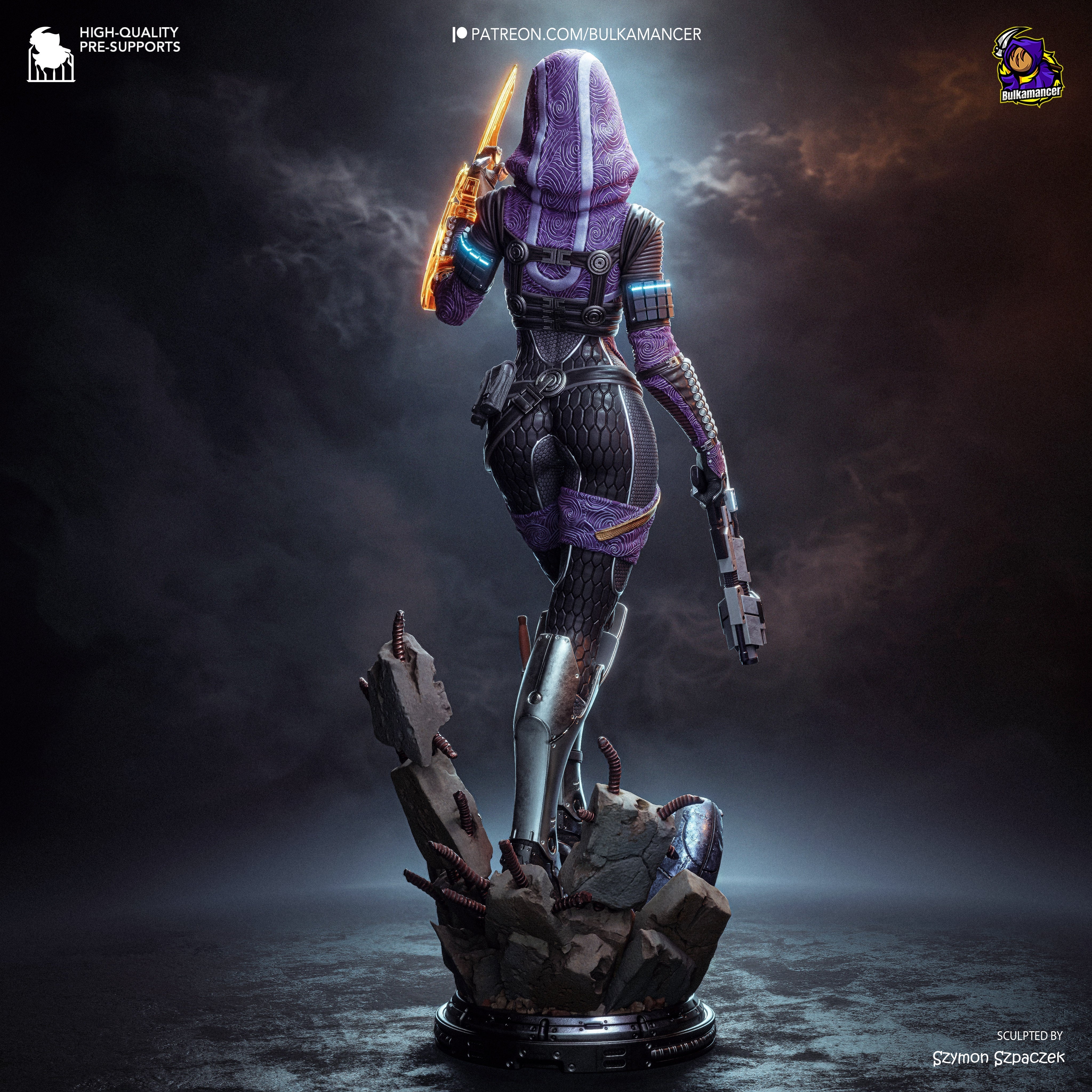 The Quarian Machinist Statue
