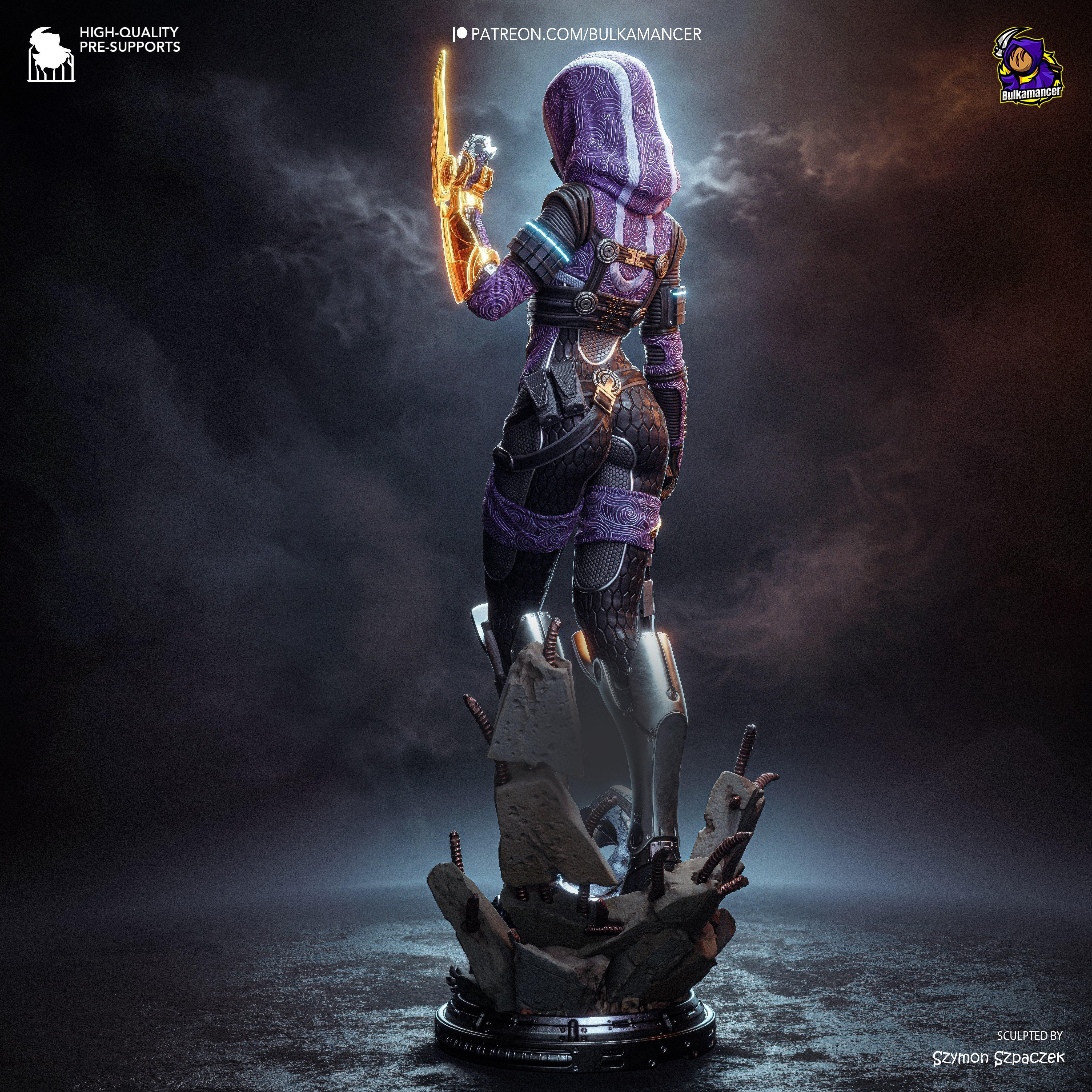 The Quarian Machinist Statue