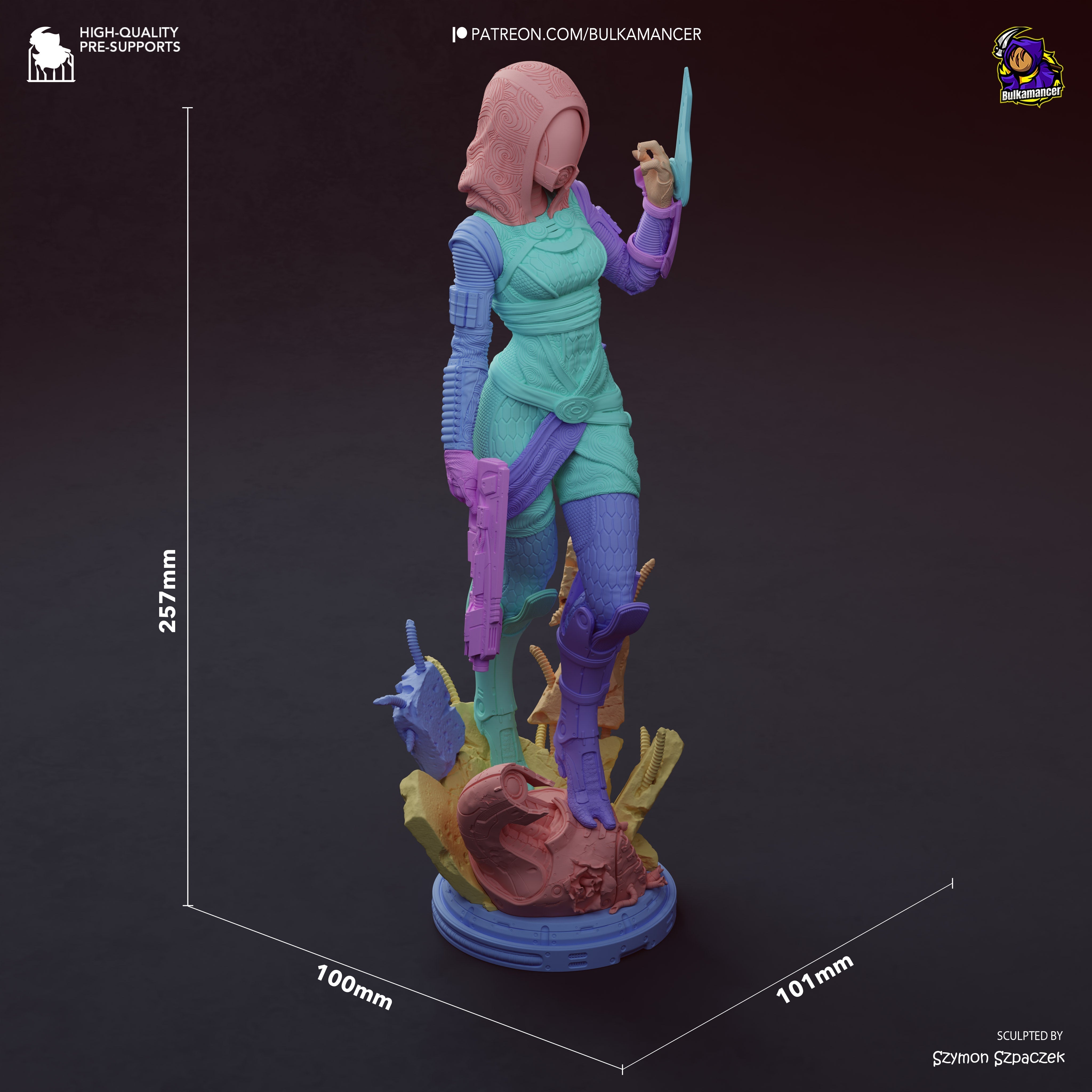 The Quarian Machinist Statue