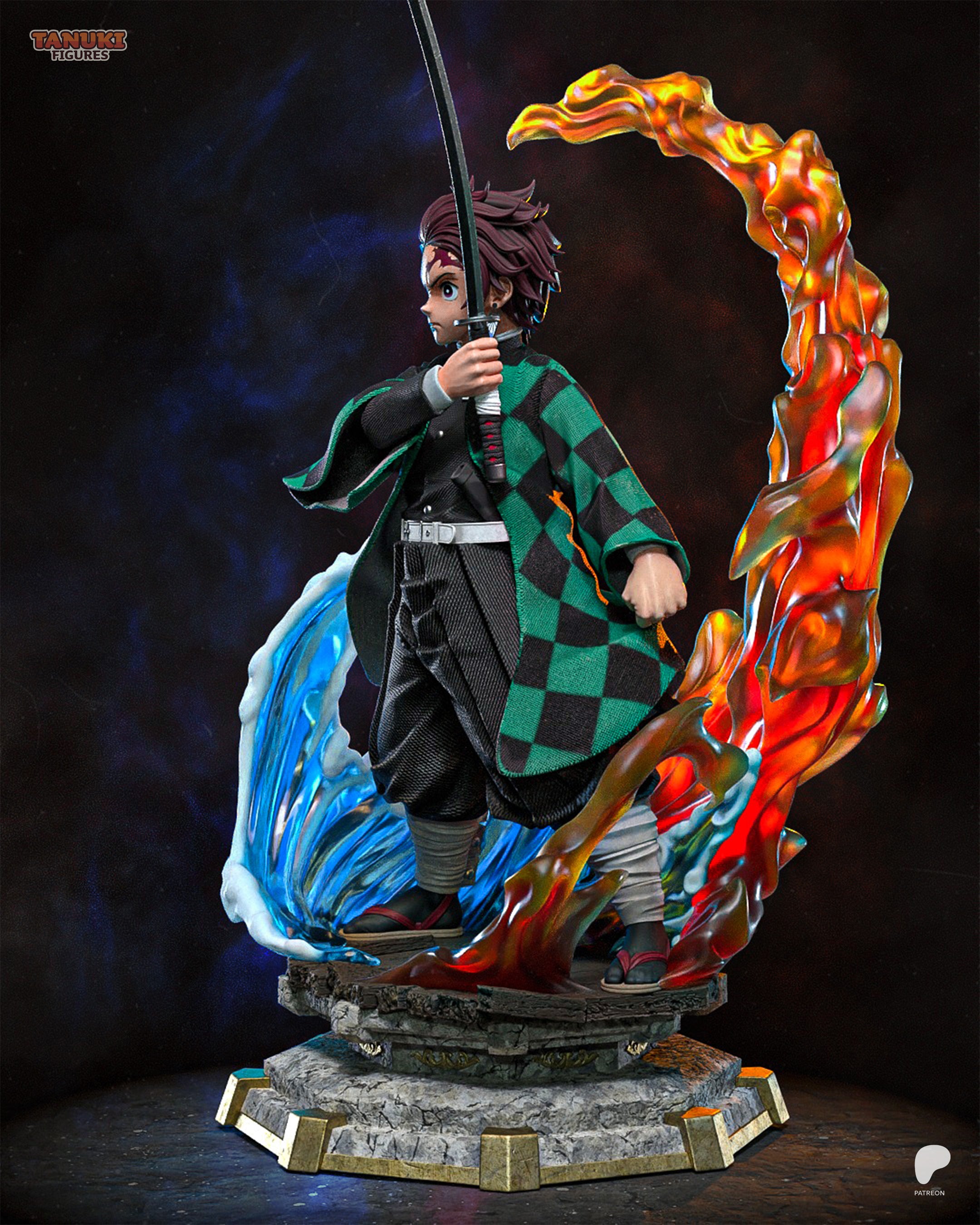 The Breathing Blade | Maximum Detailed 12K 3D printed figure