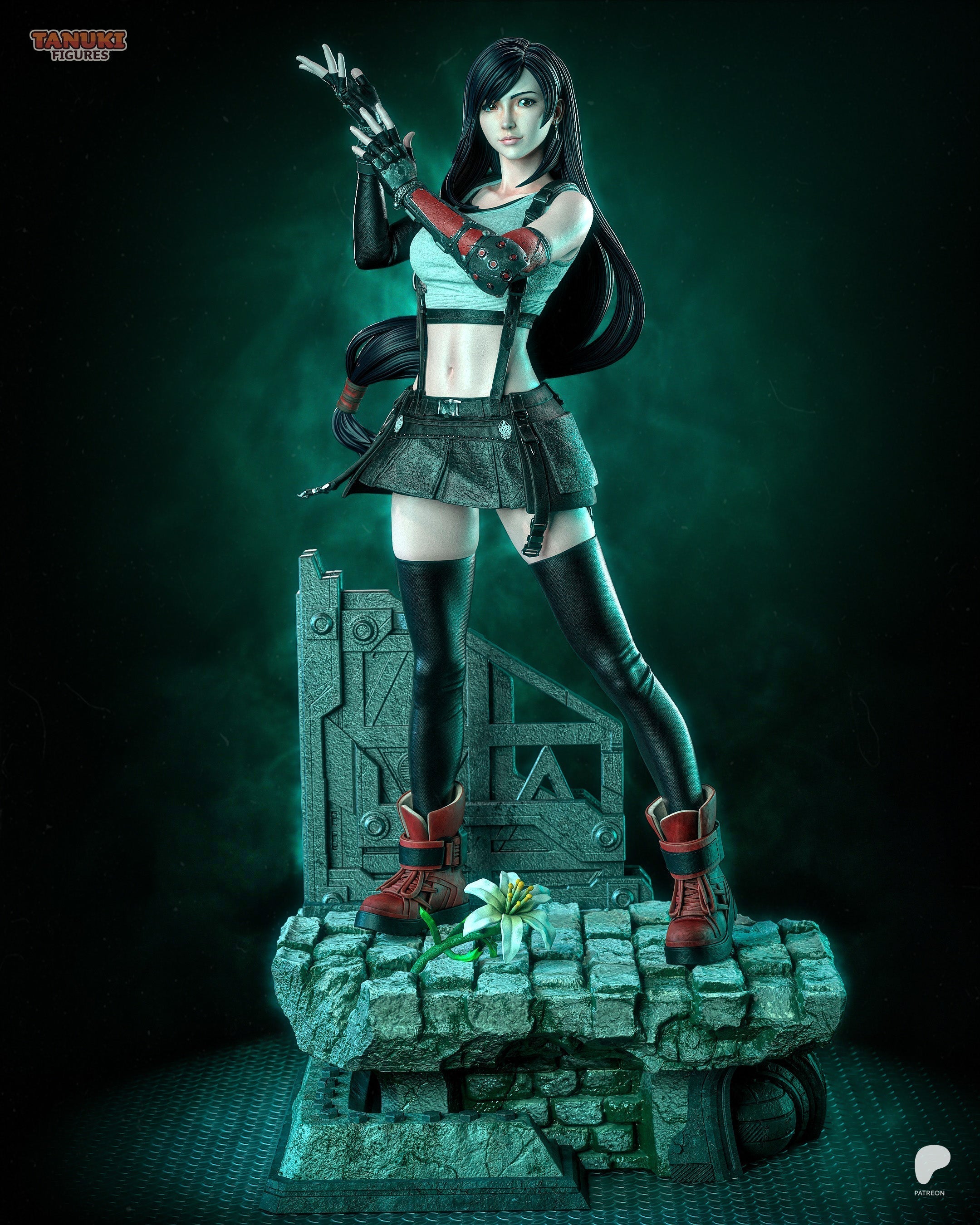 Seventh Heaven Brawler Statue