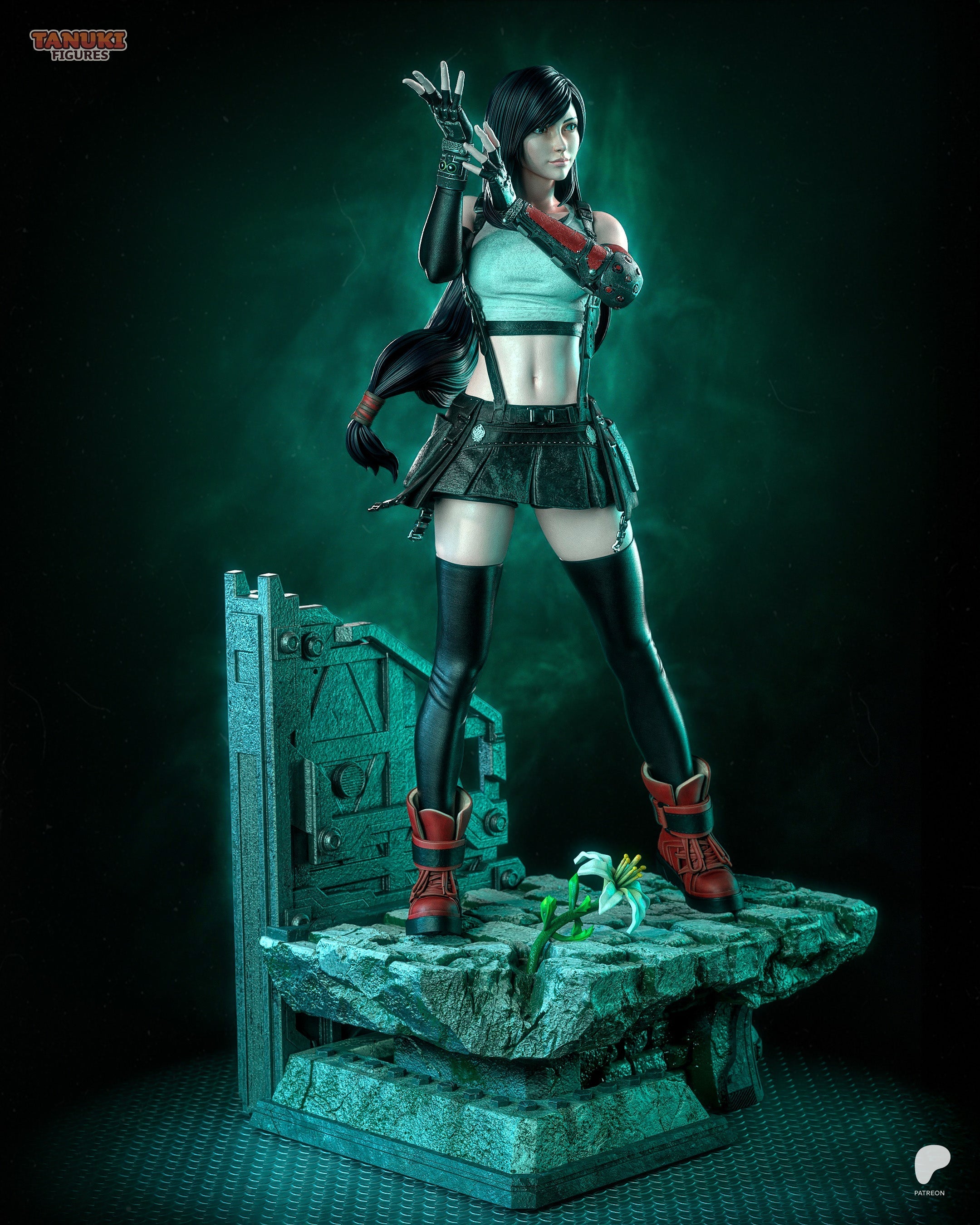 Seventh Heaven Brawler Statue