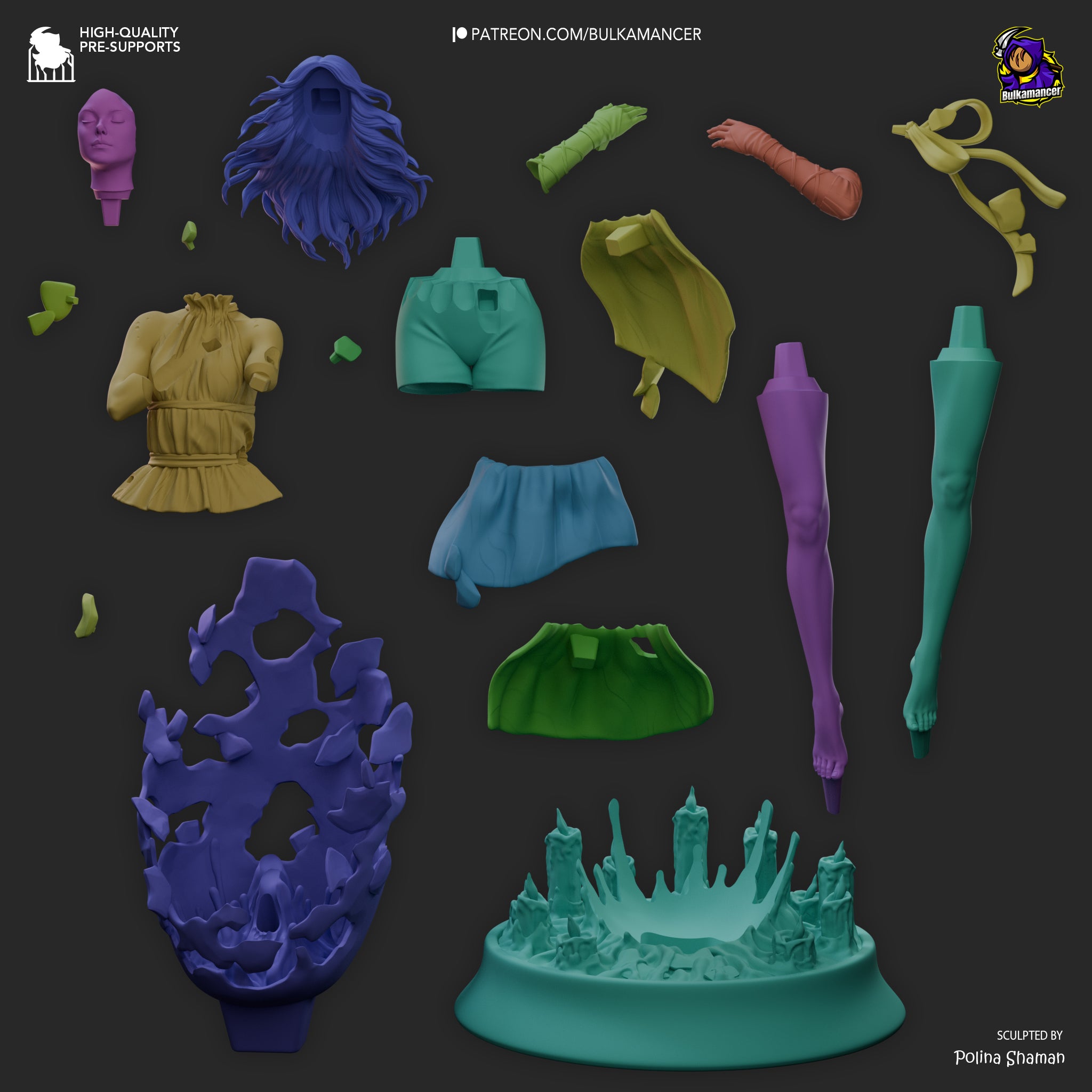 Tomorrow | Maximum Detailed 12K 3D printed figure