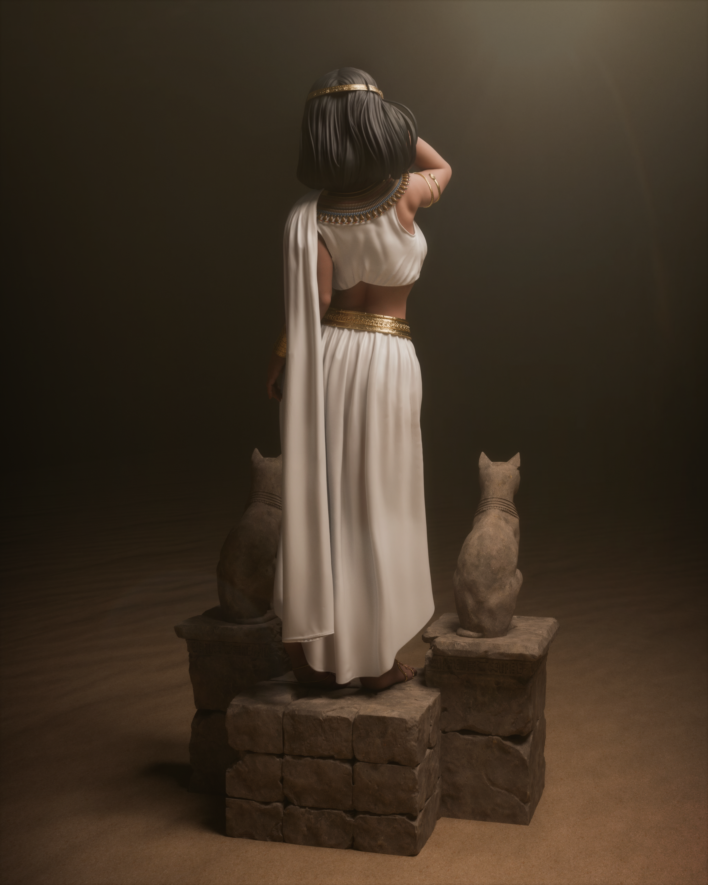 Queen of the Nile Statue