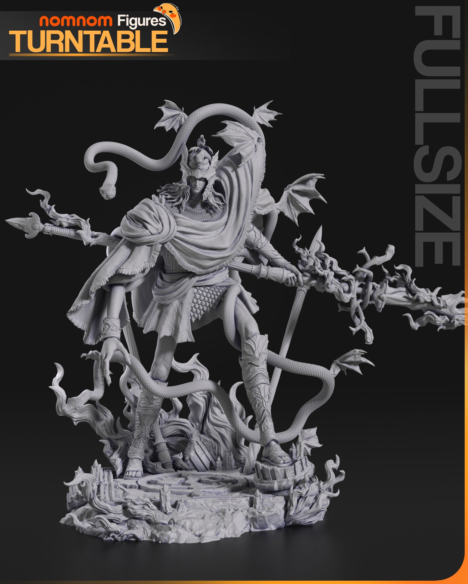 The Cursed Heir | Maximum Detailed 12K 3D printed figure