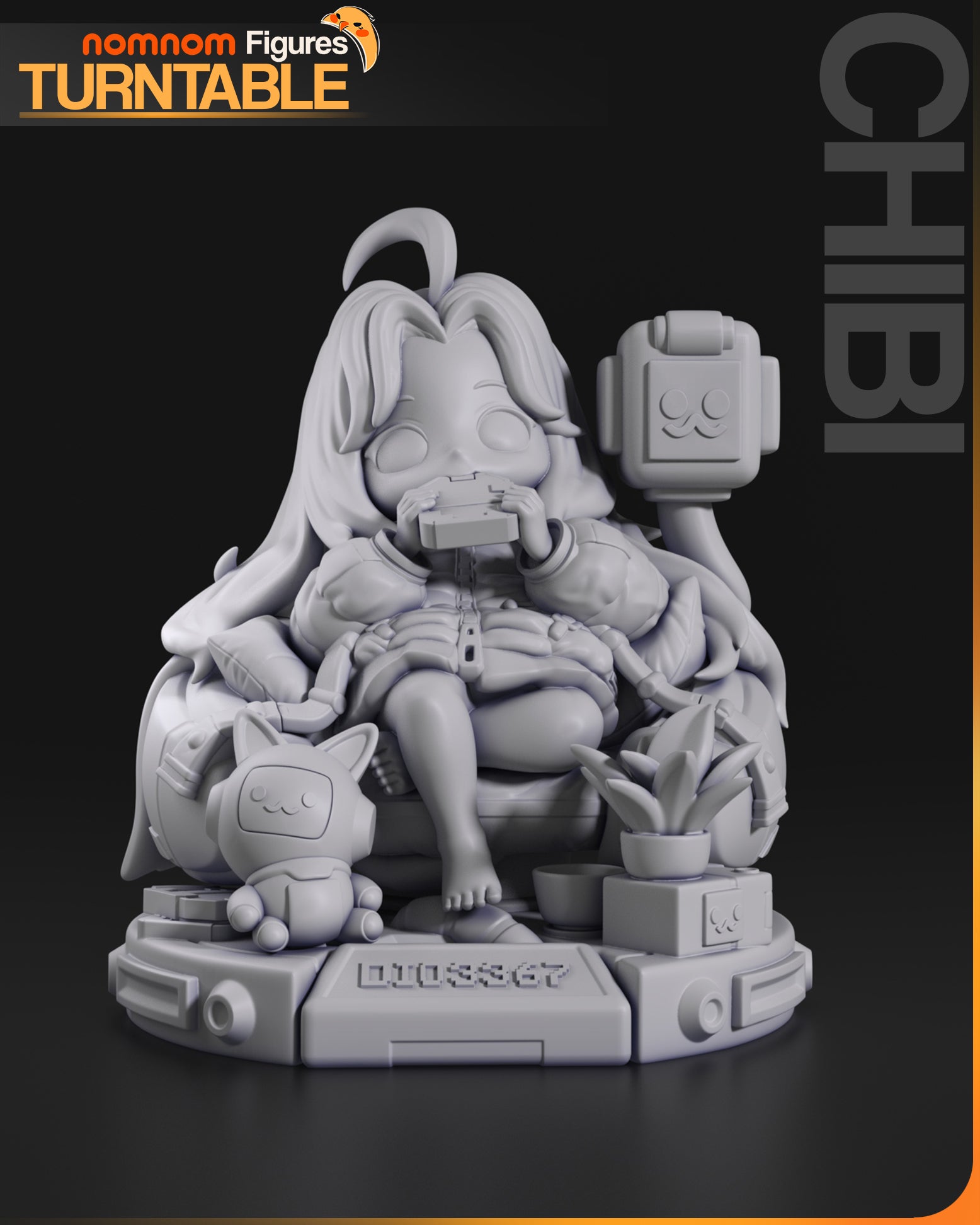 Chibi Diana Statue