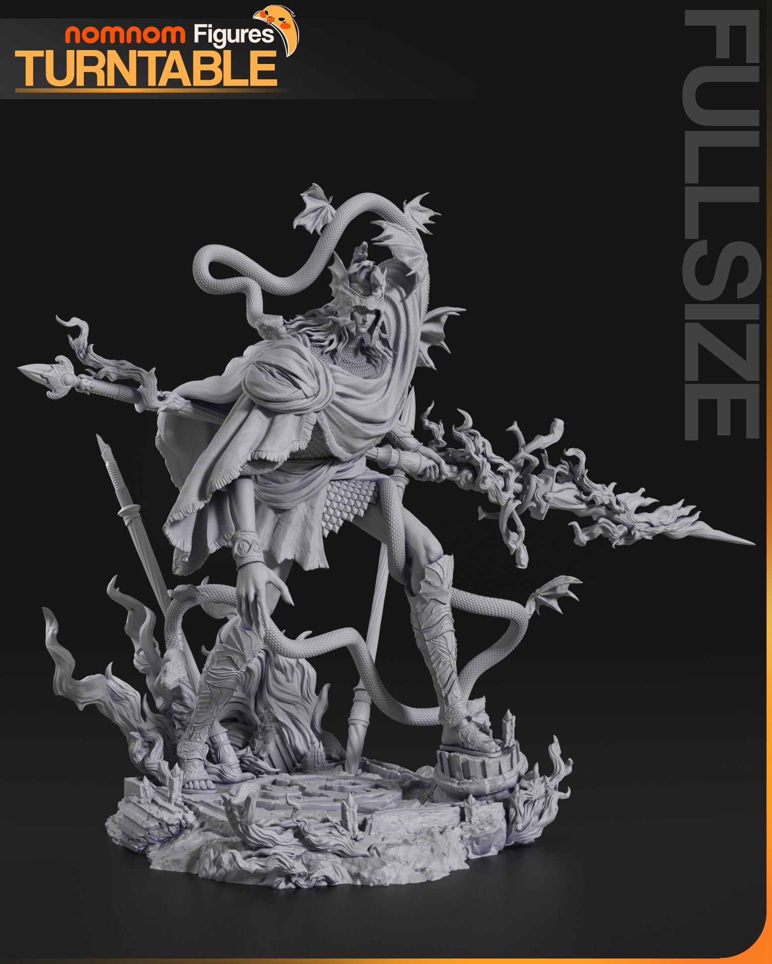 The Cursed Heir | Maximum Detailed 12K 3D printed figure