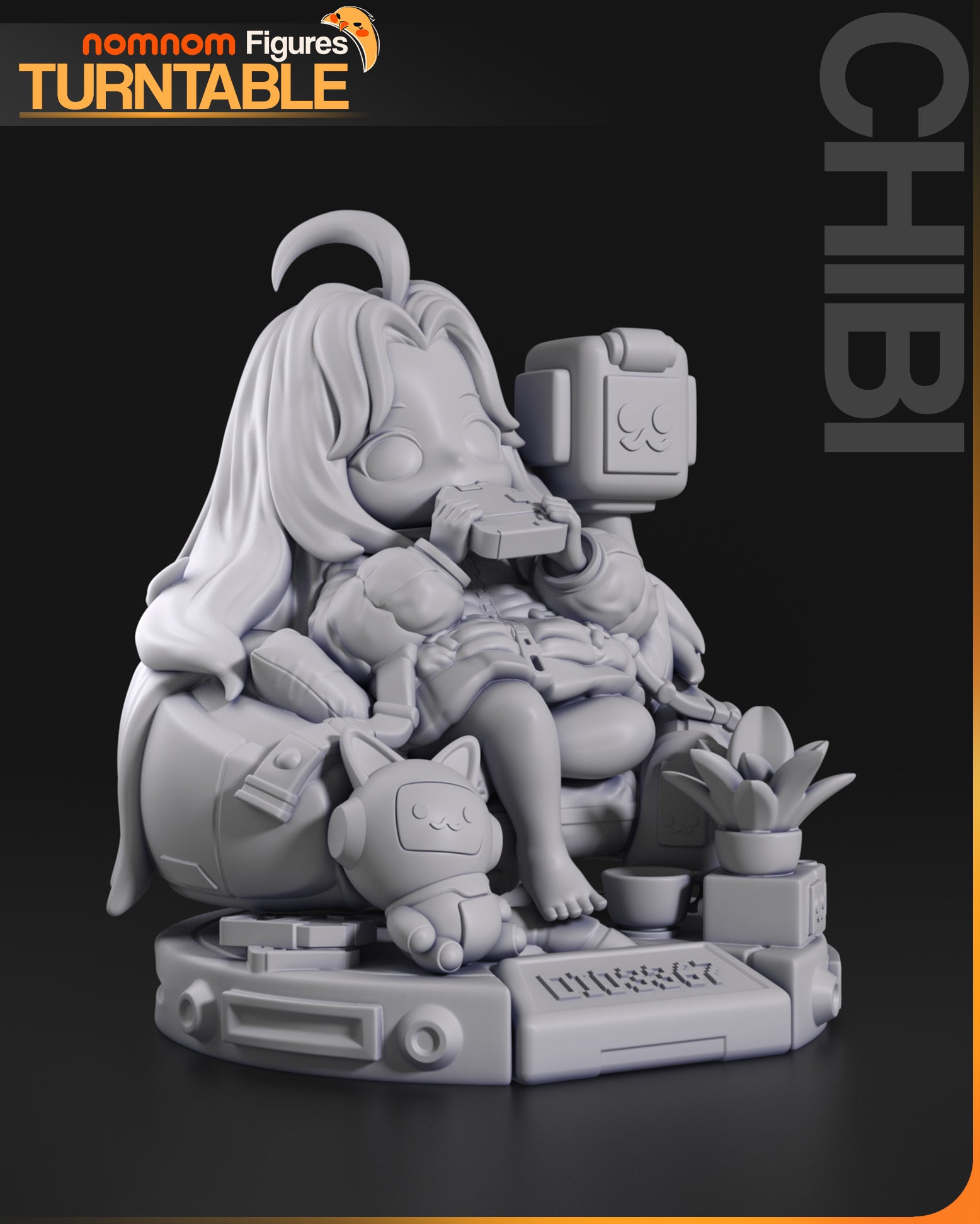 Chibi Diana Statue