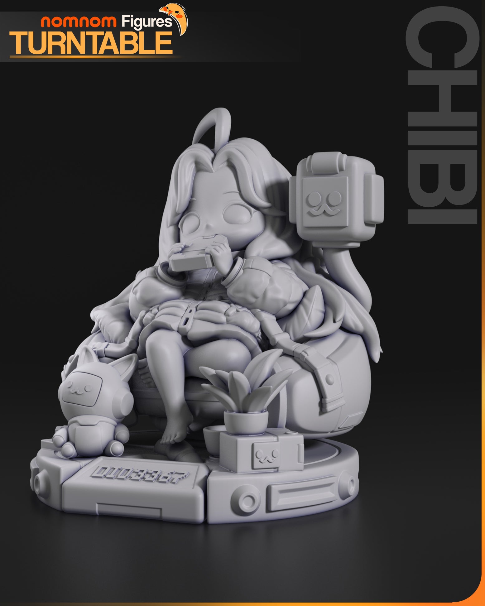 Chibi Diana Statue