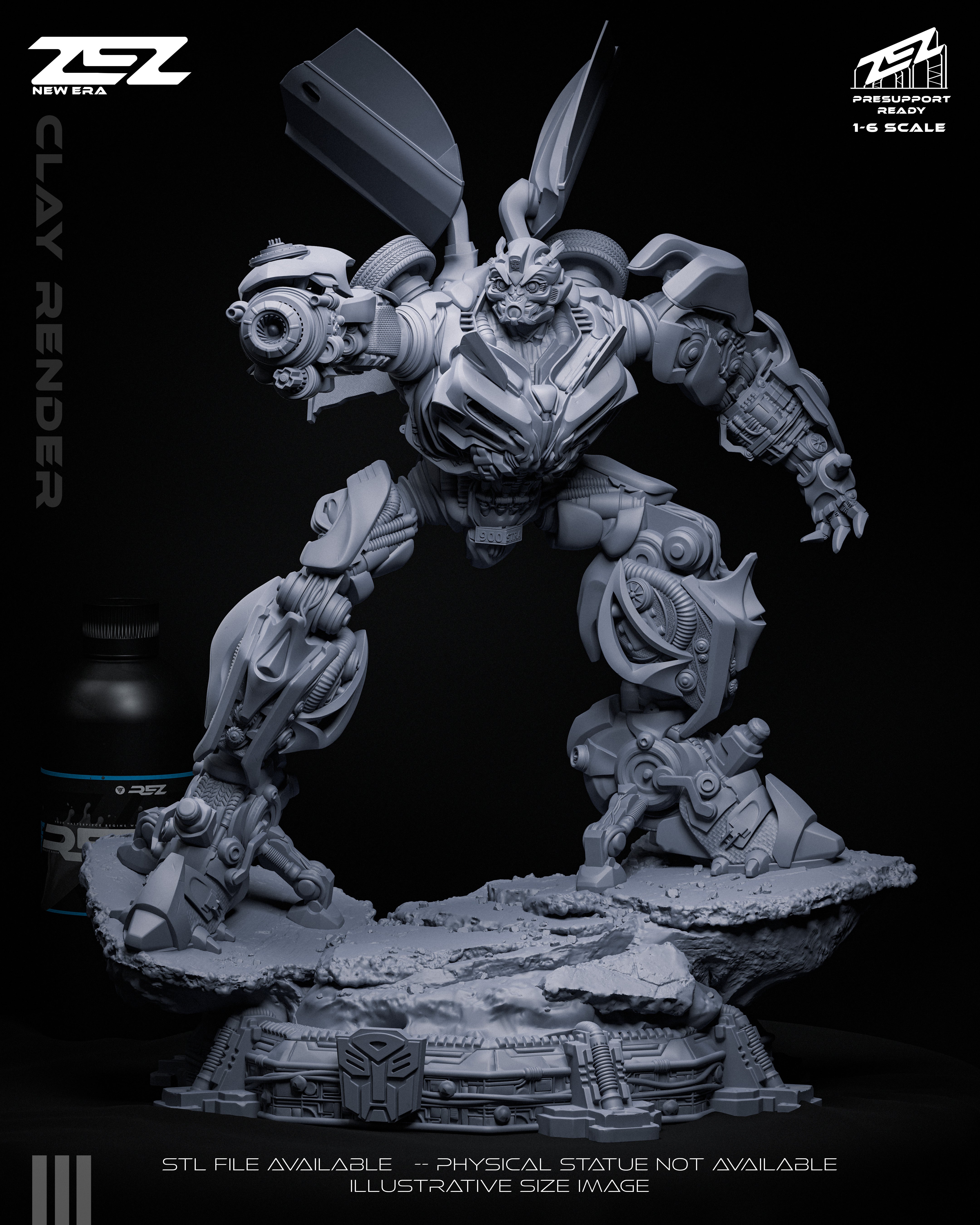 The Cyber Scout | Maximum Detailed 12K 3D printed figure