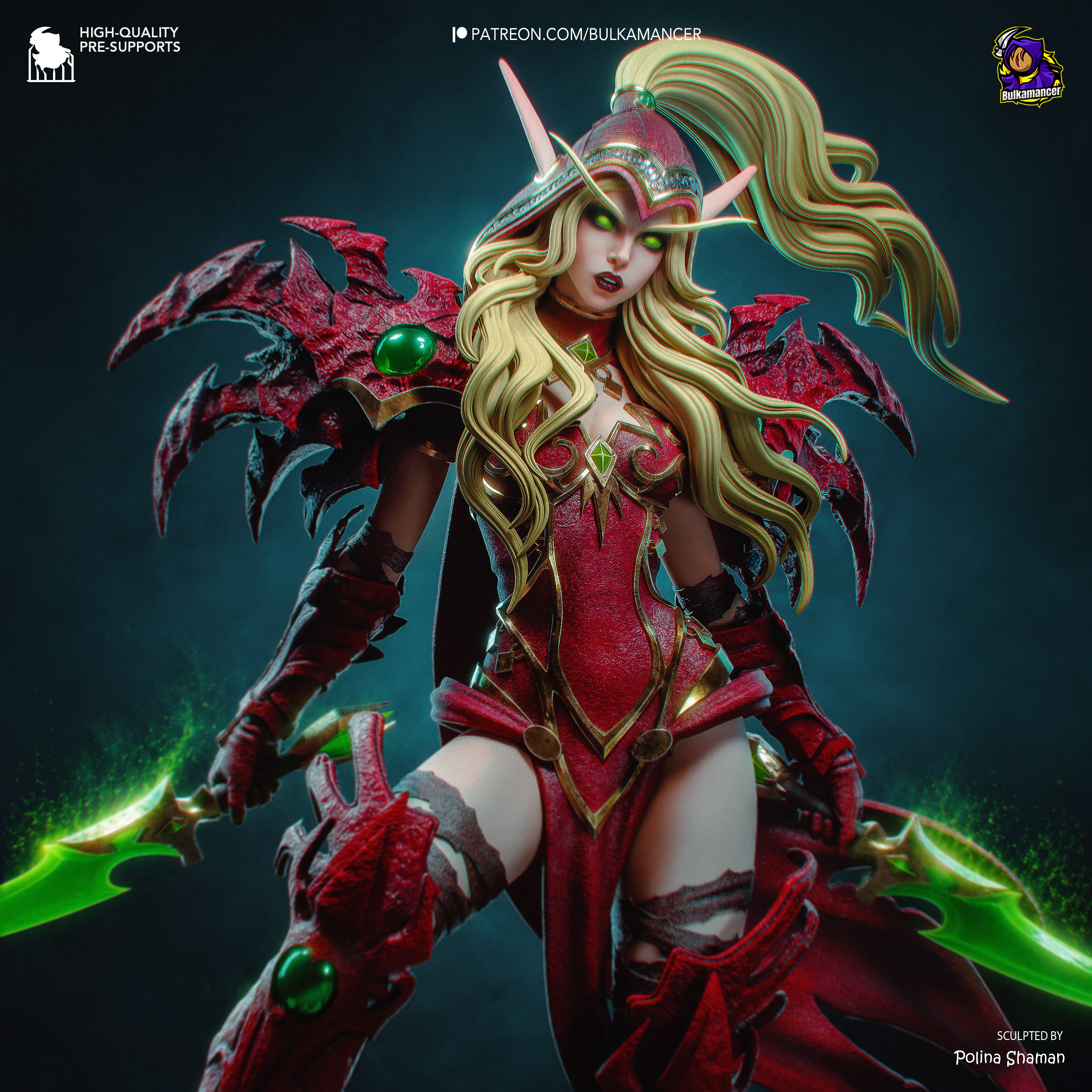 The Blood Elf Rogue Statue