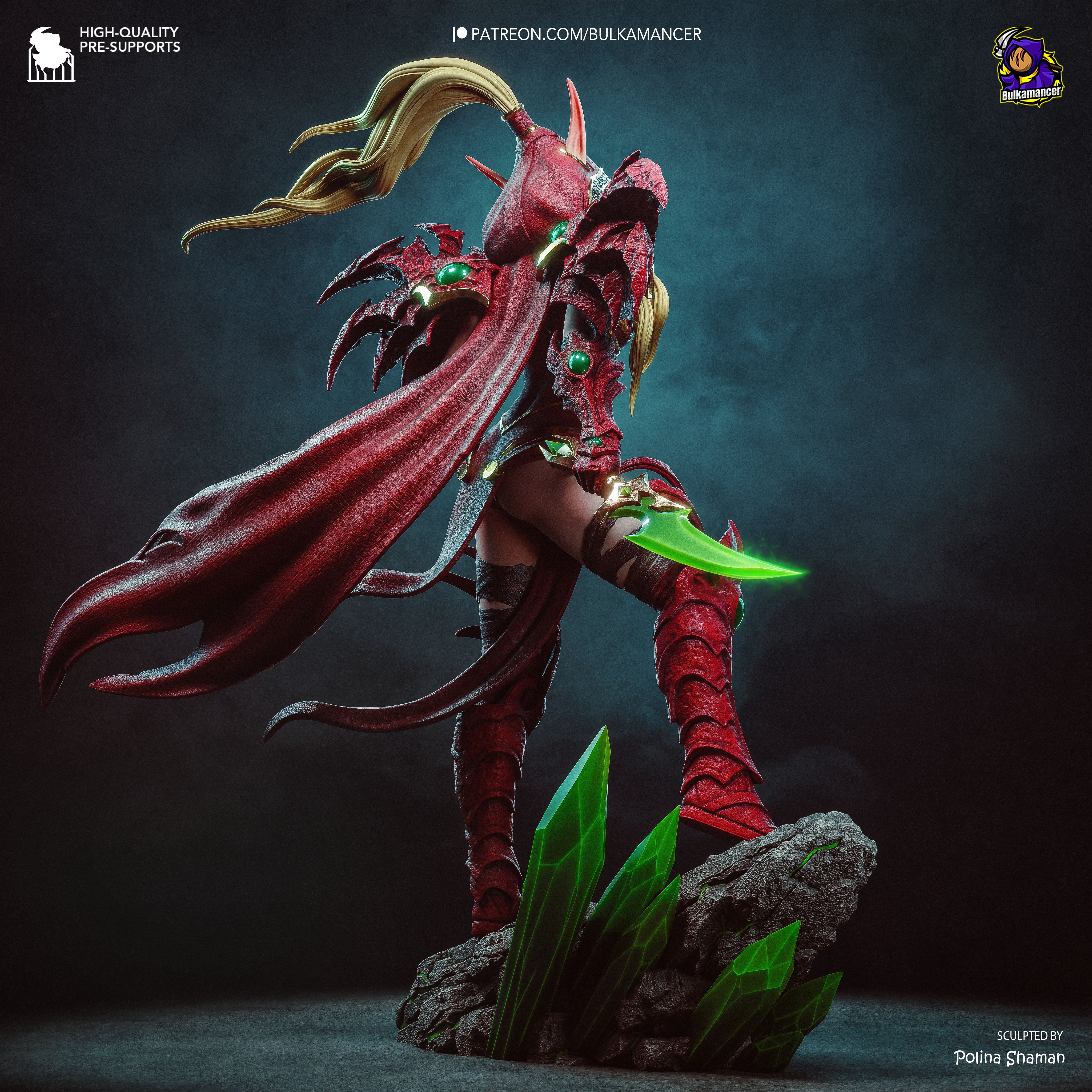 The Blood Elf Rogue Statue