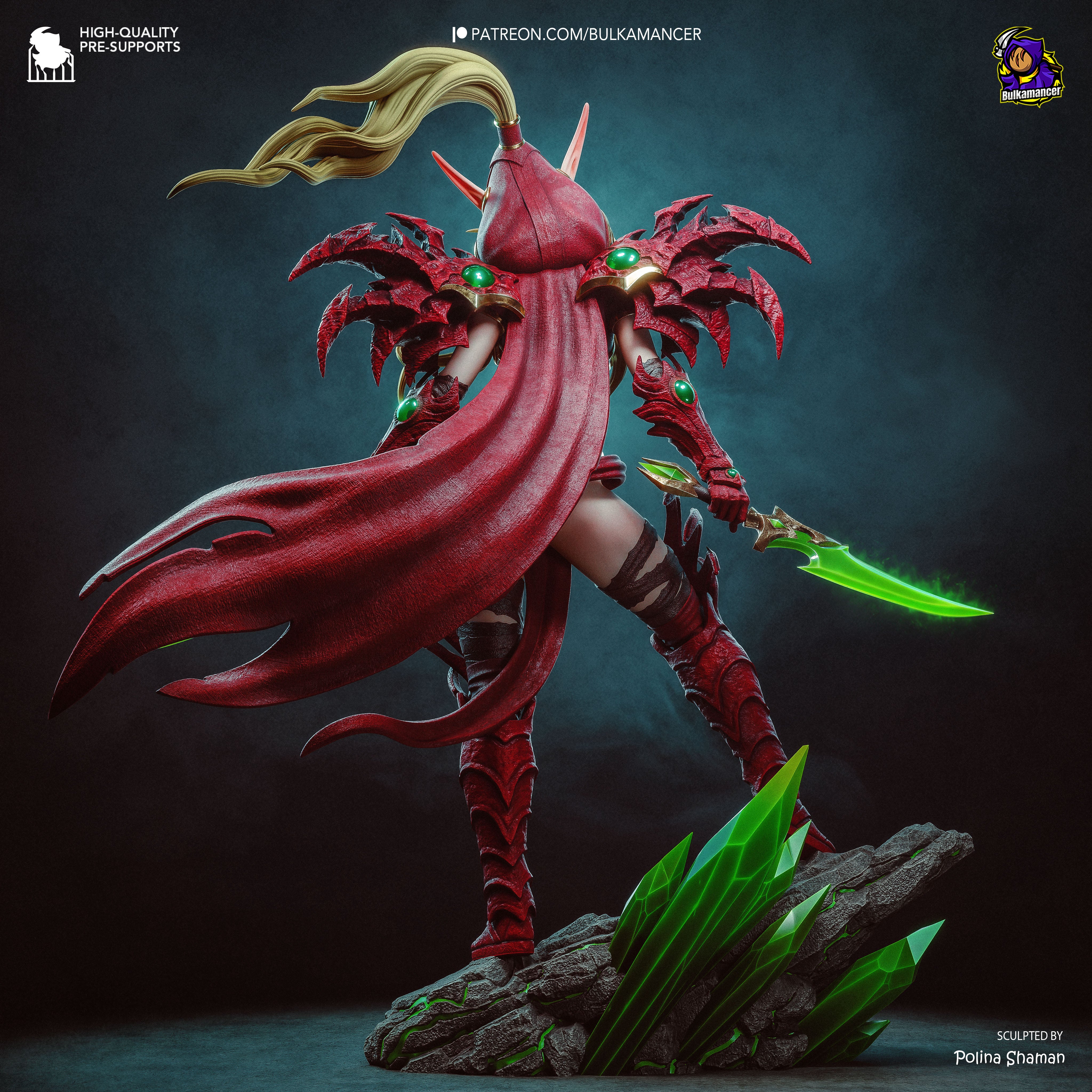 The Blood Elf Rogue Statue
