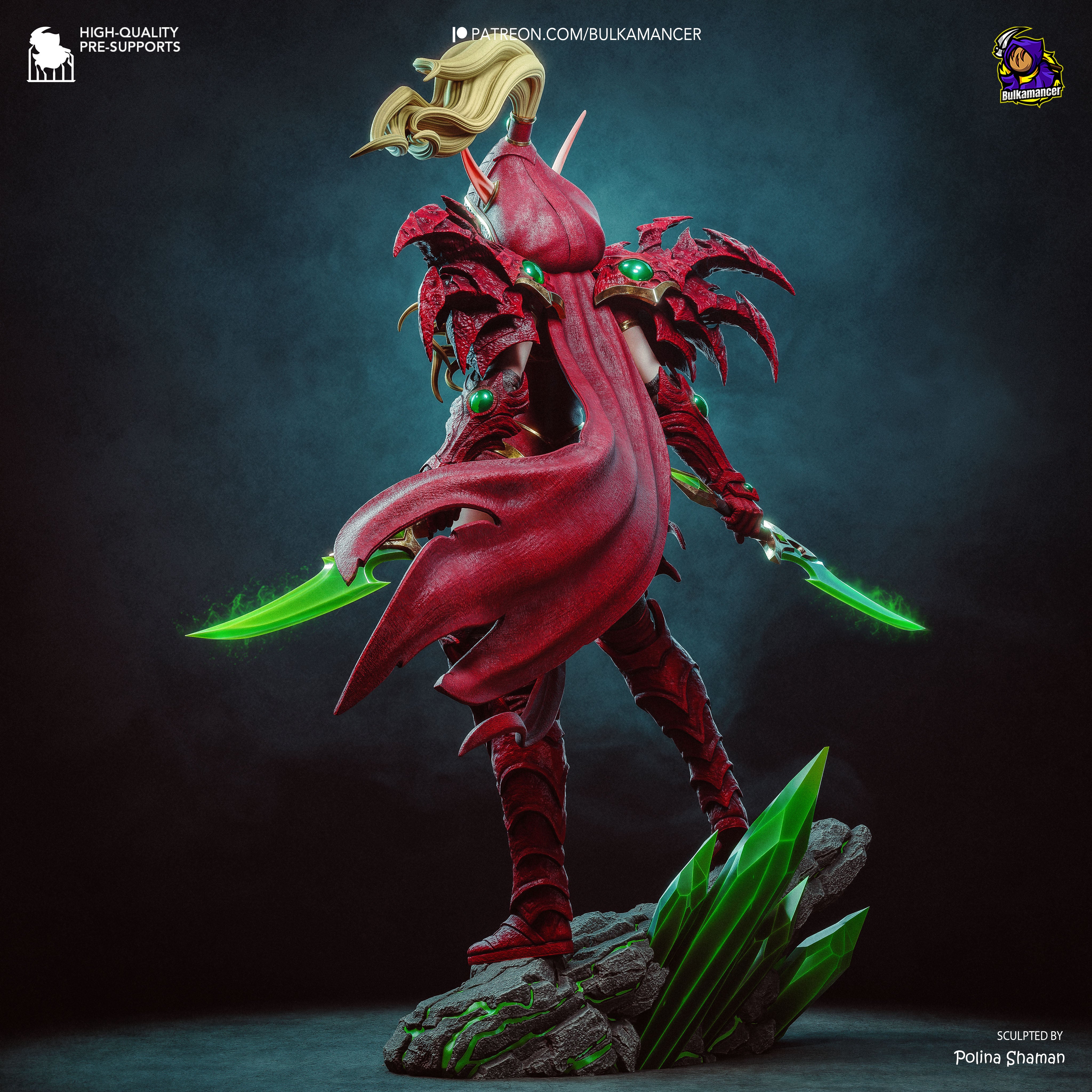 The Blood Elf Rogue Statue