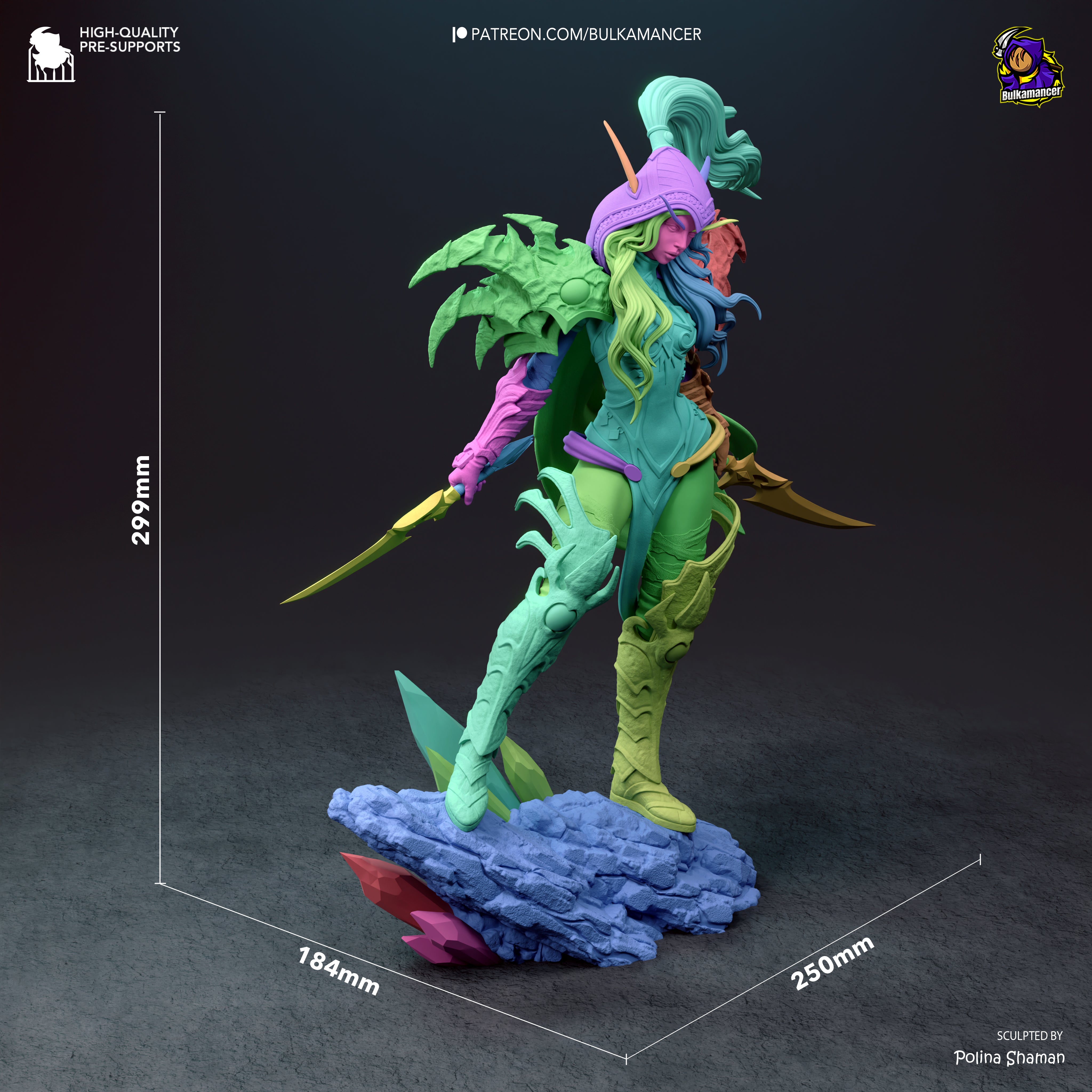 The Blood Elf Rogue Statue