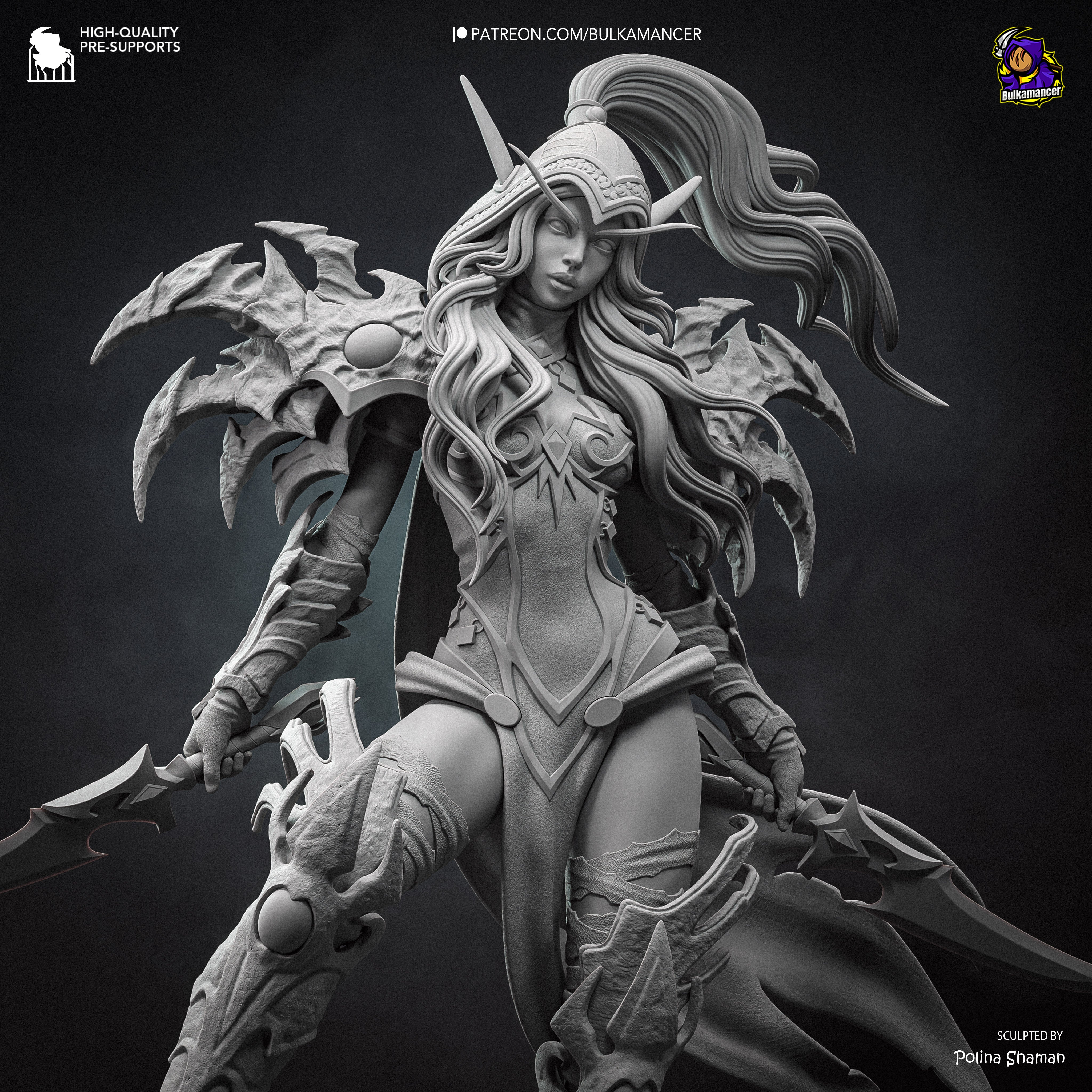 The Blood Elf Rogue Statue