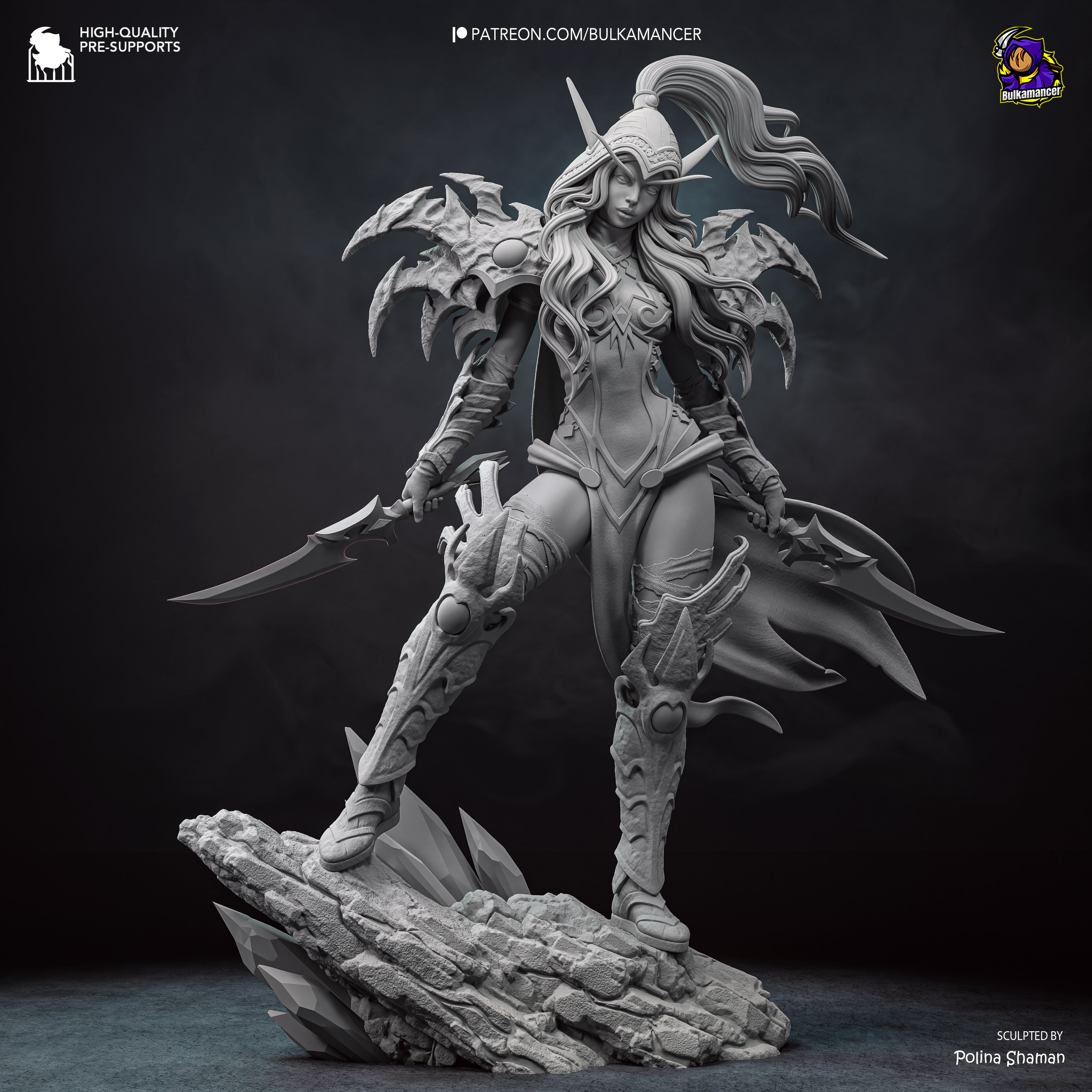 The Blood Elf Rogue Statue
